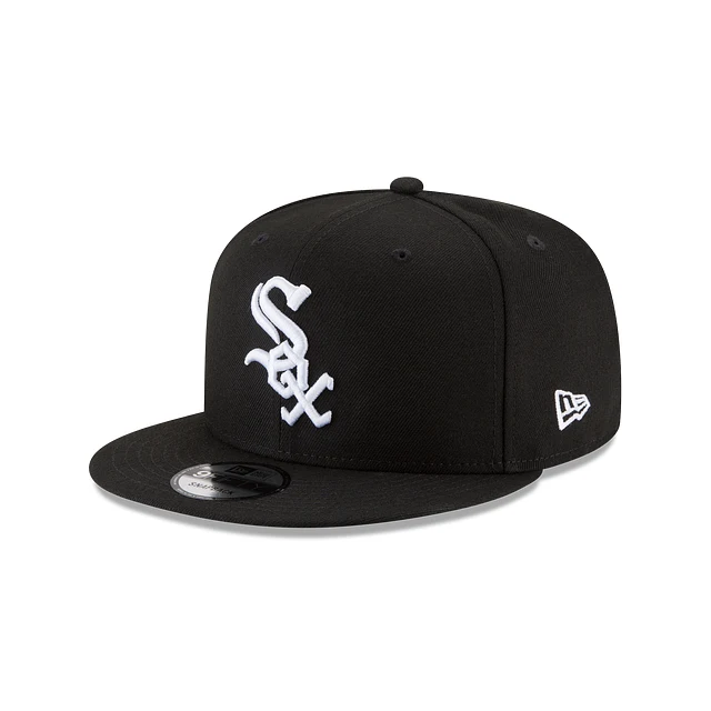 New Era Team Logo Snapback Hat - Embroidered Black - Image 2