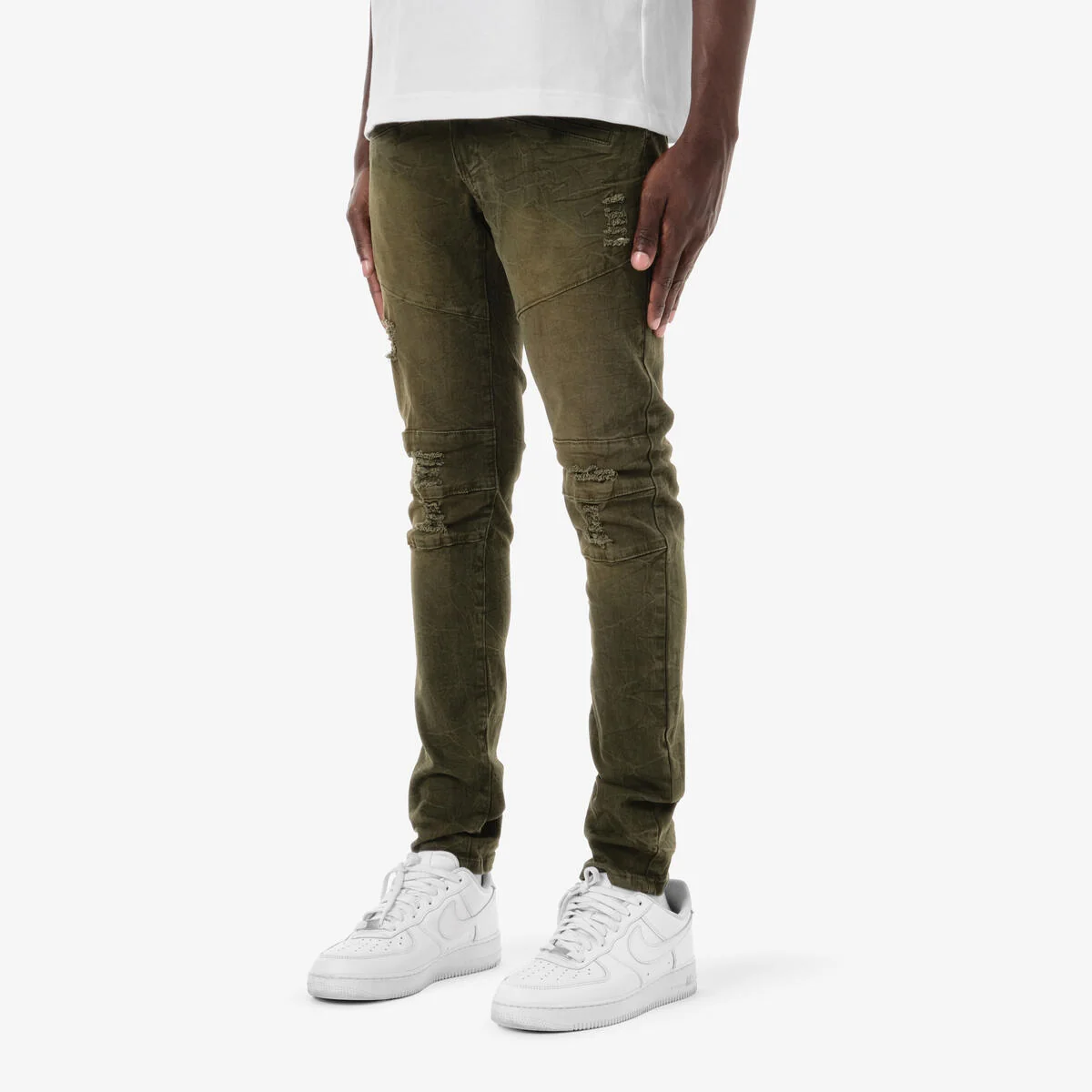 Copper Rivet Reinforced Jeans - Tapered Fit - Image 3