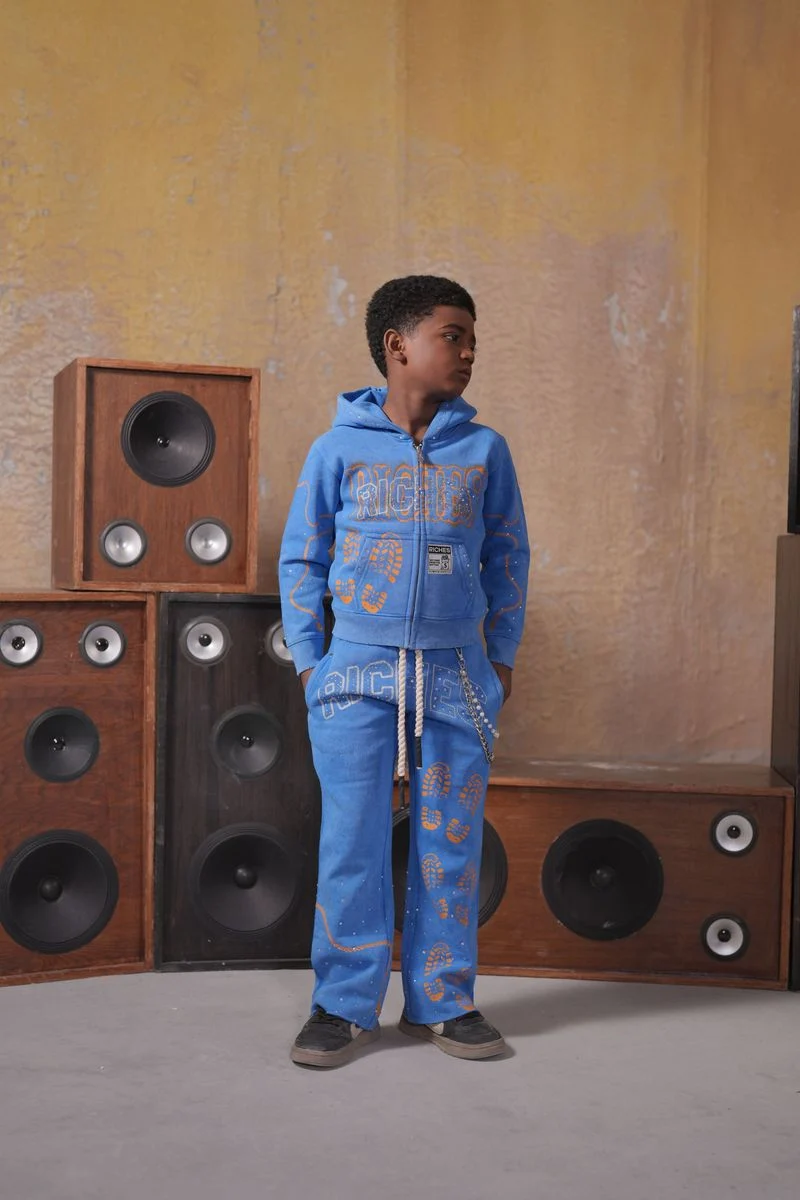 ELITE PREMIUM Jogger Pants Kids - Feature Blue - Image 5