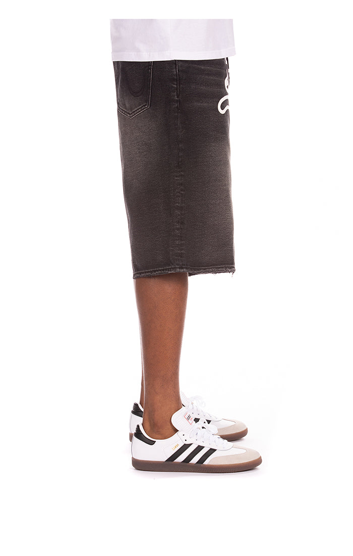 Ice Cream Running Dog Shorts - Raw Hem - Image 4