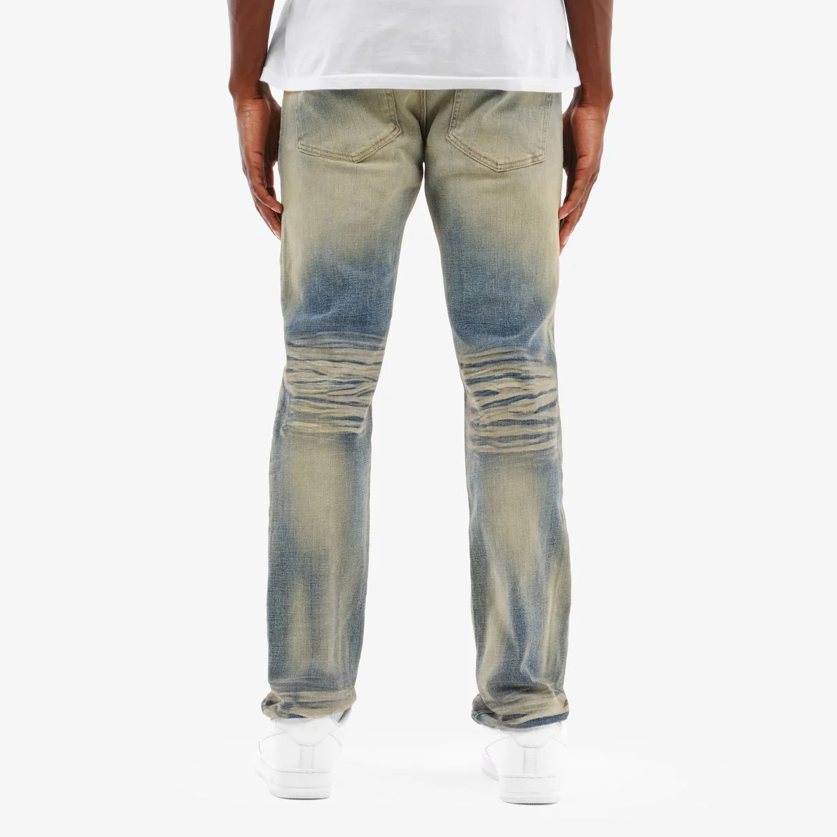 Copper Rivet Whisker Jeans - Slim Fit - Image 4