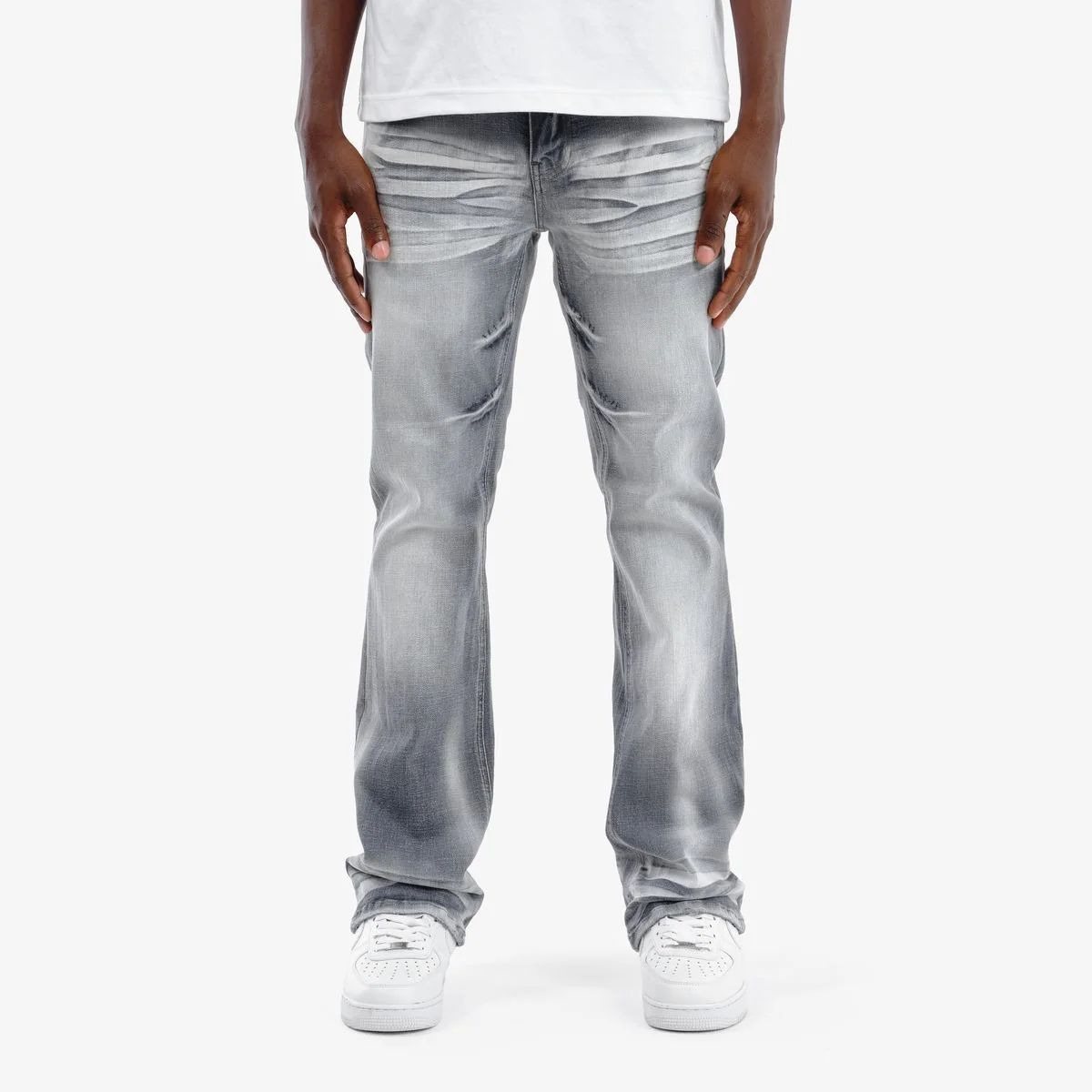 Copper Rivet Cross Hatch Pants - Flare Fit - Image 2