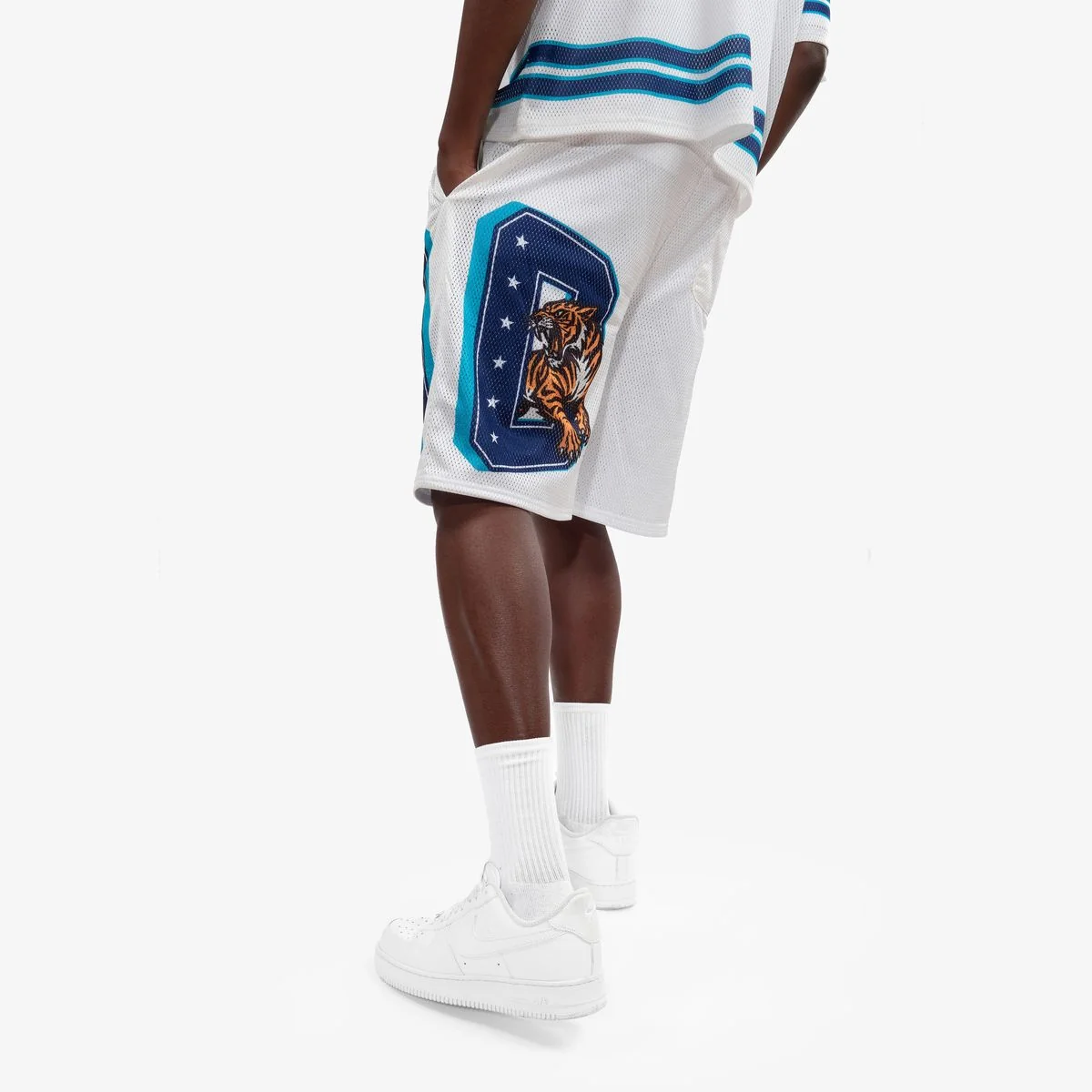 Copper Rivet Tiger Shorts - Mesh - Image 3
