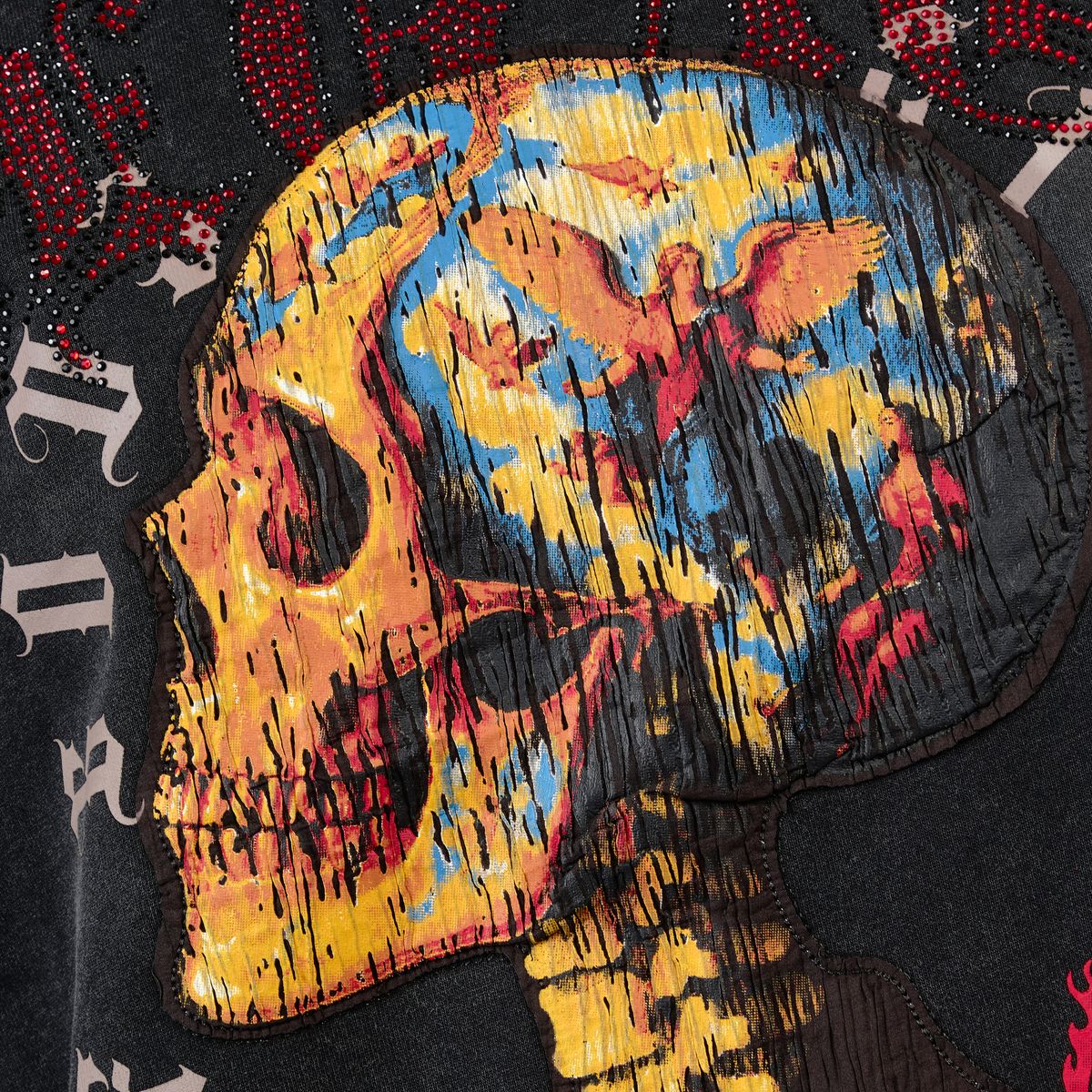 Copper Rivet Skull T-Shirt - Boxy Fit - Image 5