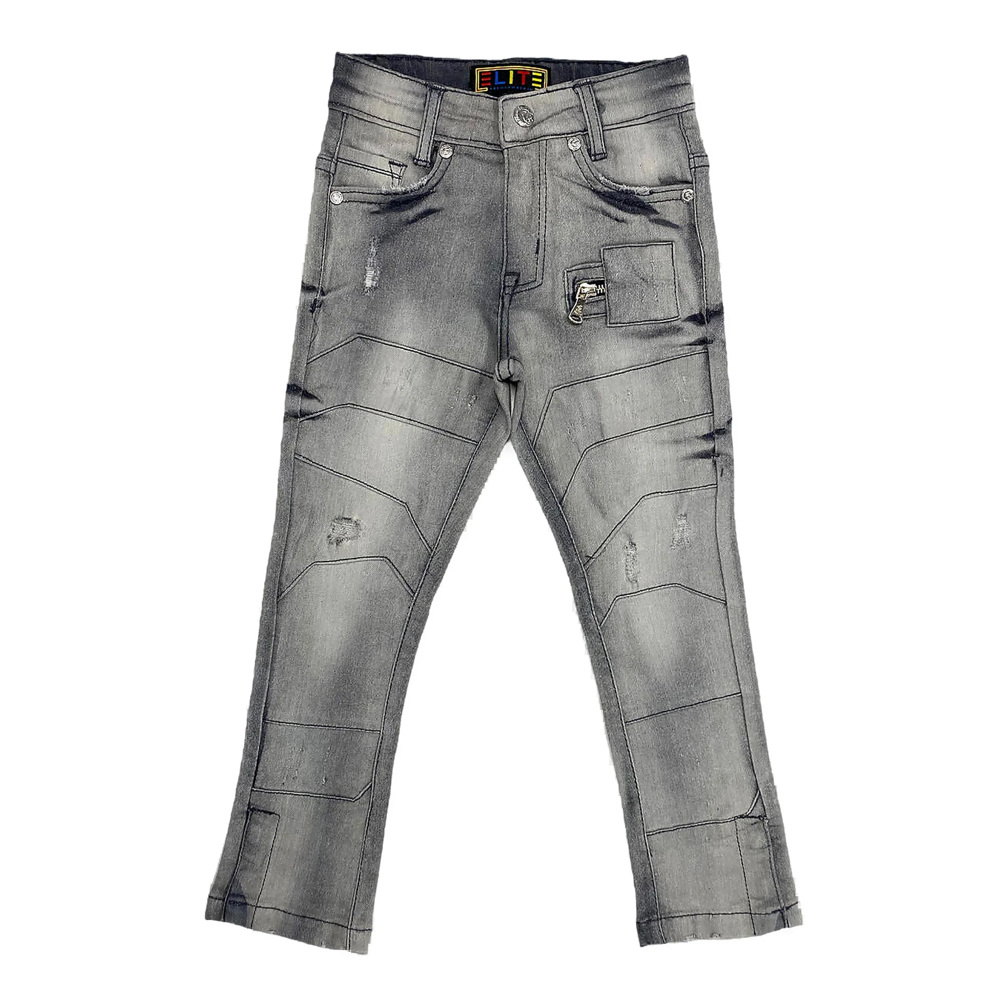 Elite Premium Jeans Kids - Feature Grey