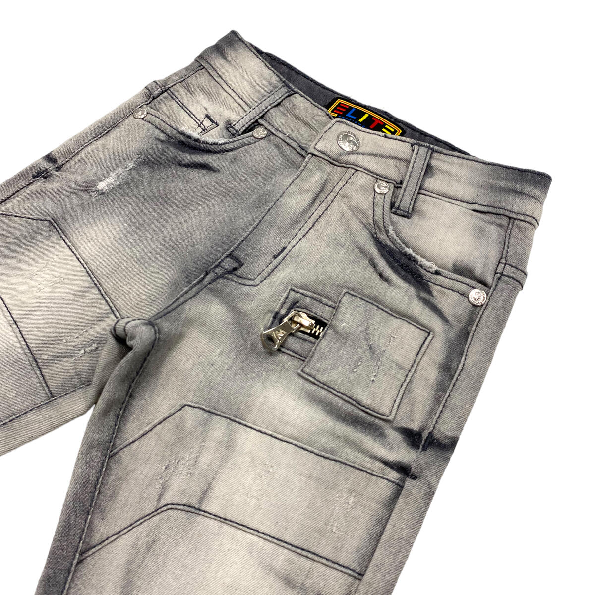 Elite Premium Jeans Kids - Feature Grey - Image 3