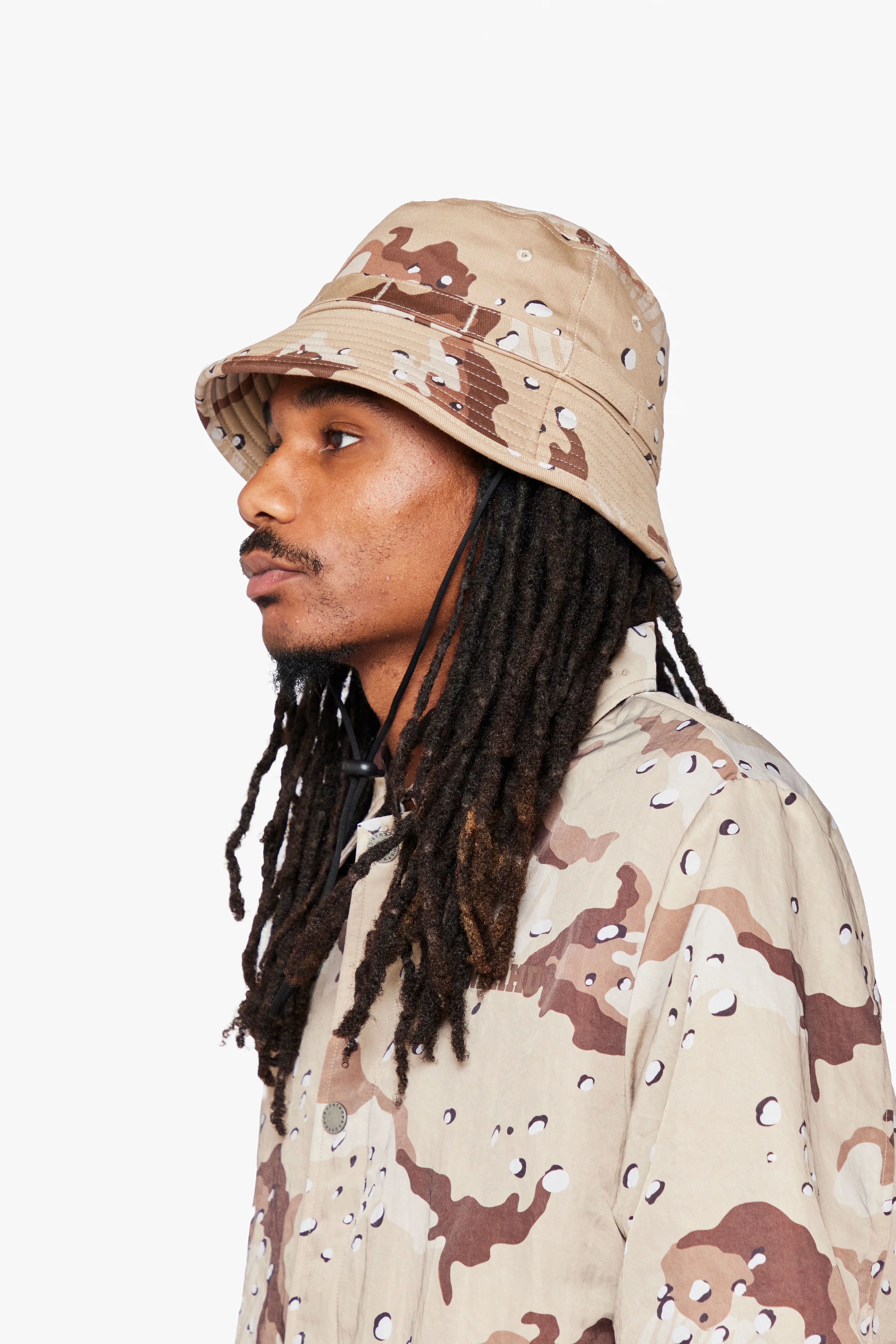 6Th Nbrhd Camo Bucket Hat - Bungee Cord - Image 7