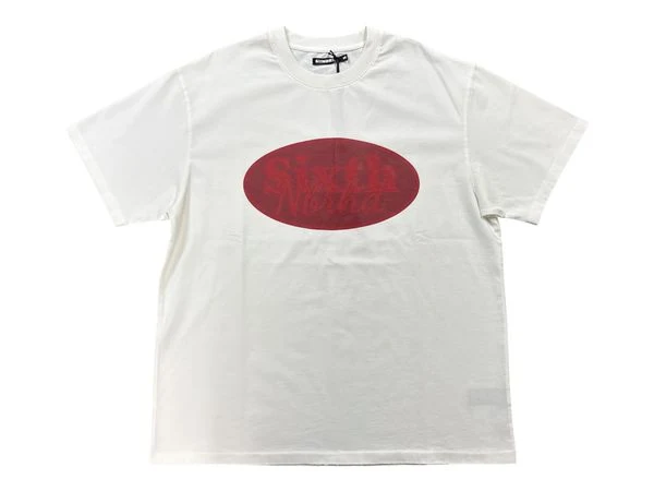 6th Nbrhd Mean Streets T-Shirt - Oversized Graphic White - Image 4