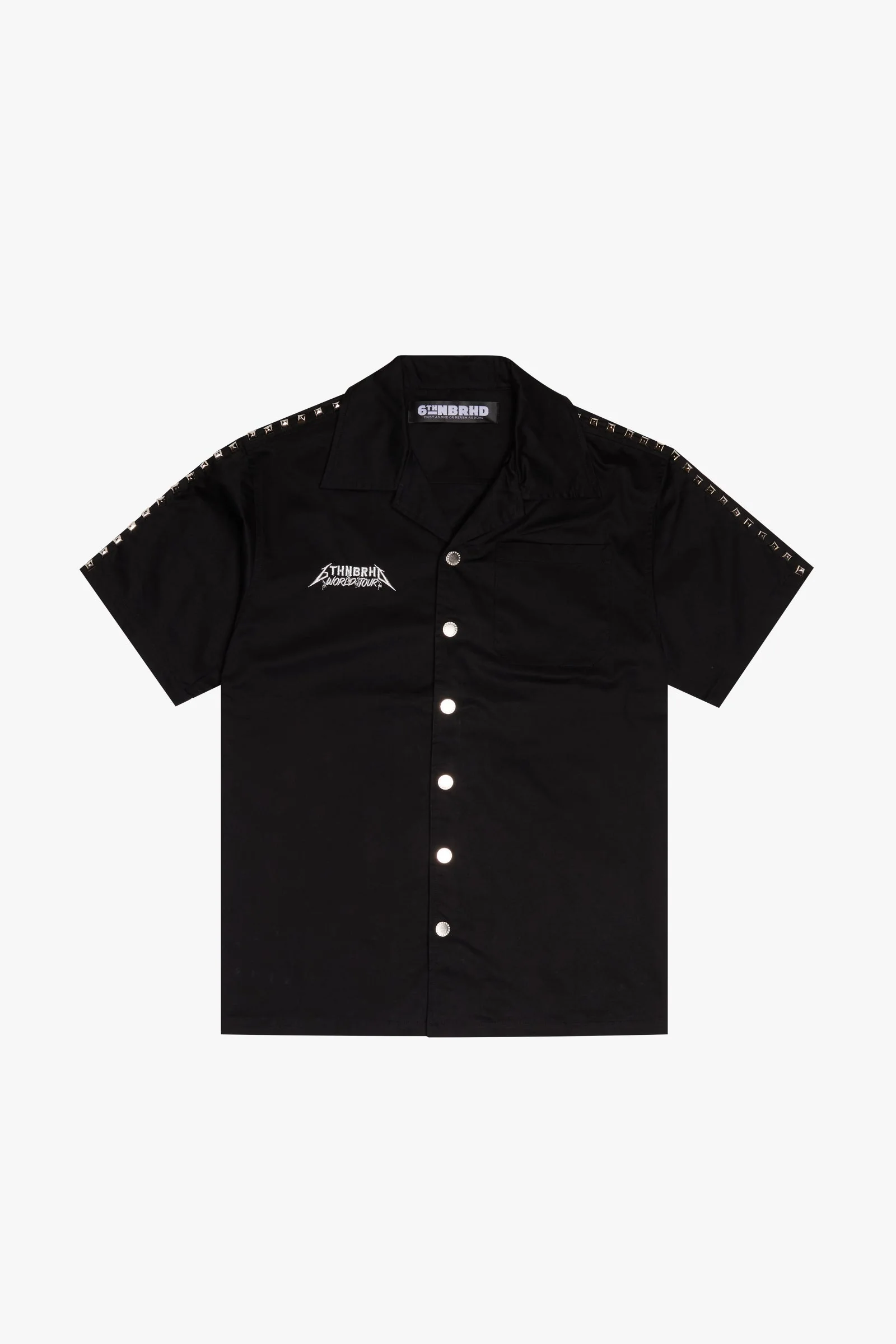 6Th Nbrhd Rockstar Men's Shirt Black - Image 2