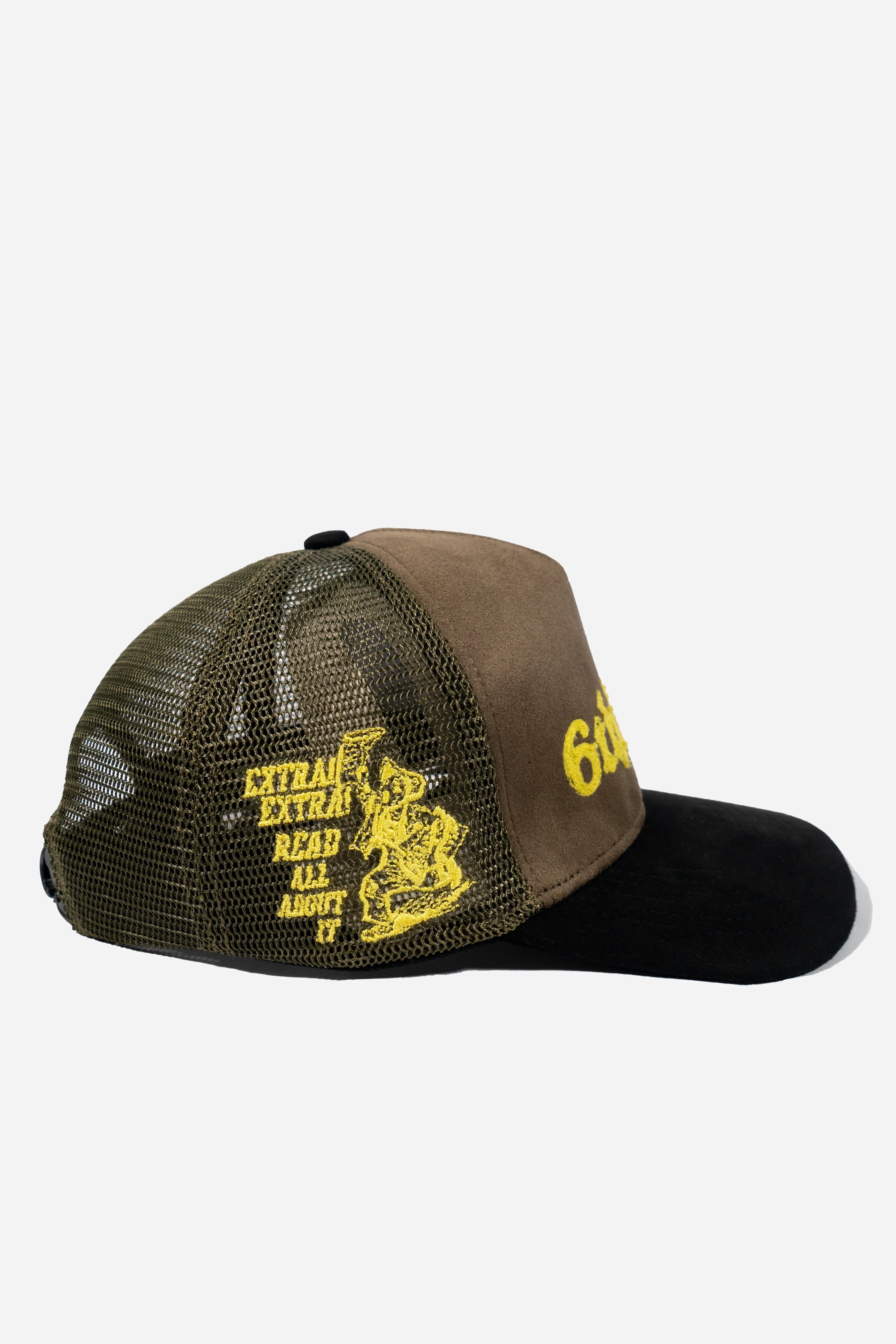 6Th Nbrhd Page Six Men's Snapback Hat - Brown - Image 3