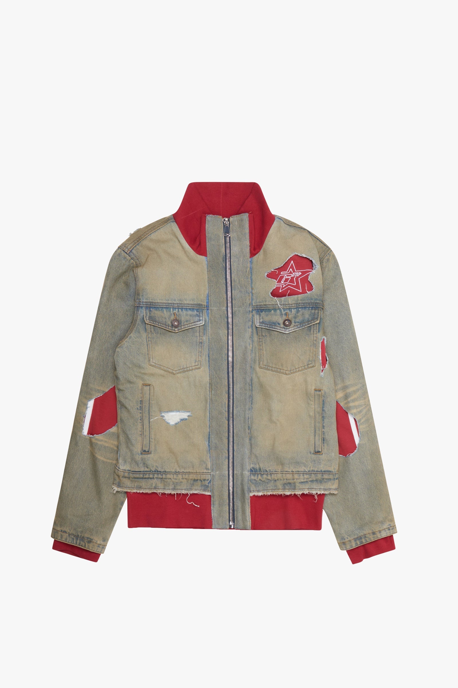 6Th Nbrhd Stripes Men's Jacket Vintage Wash - Image 2
