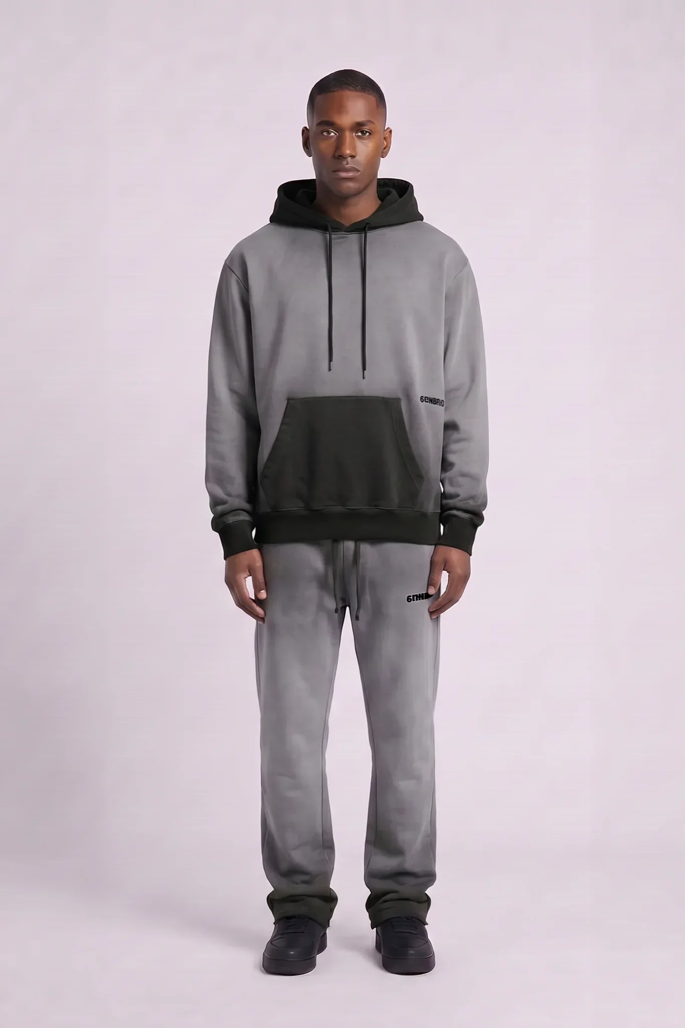 6Th Nbrhd Men's Hoodie Vtg Black - Image 3