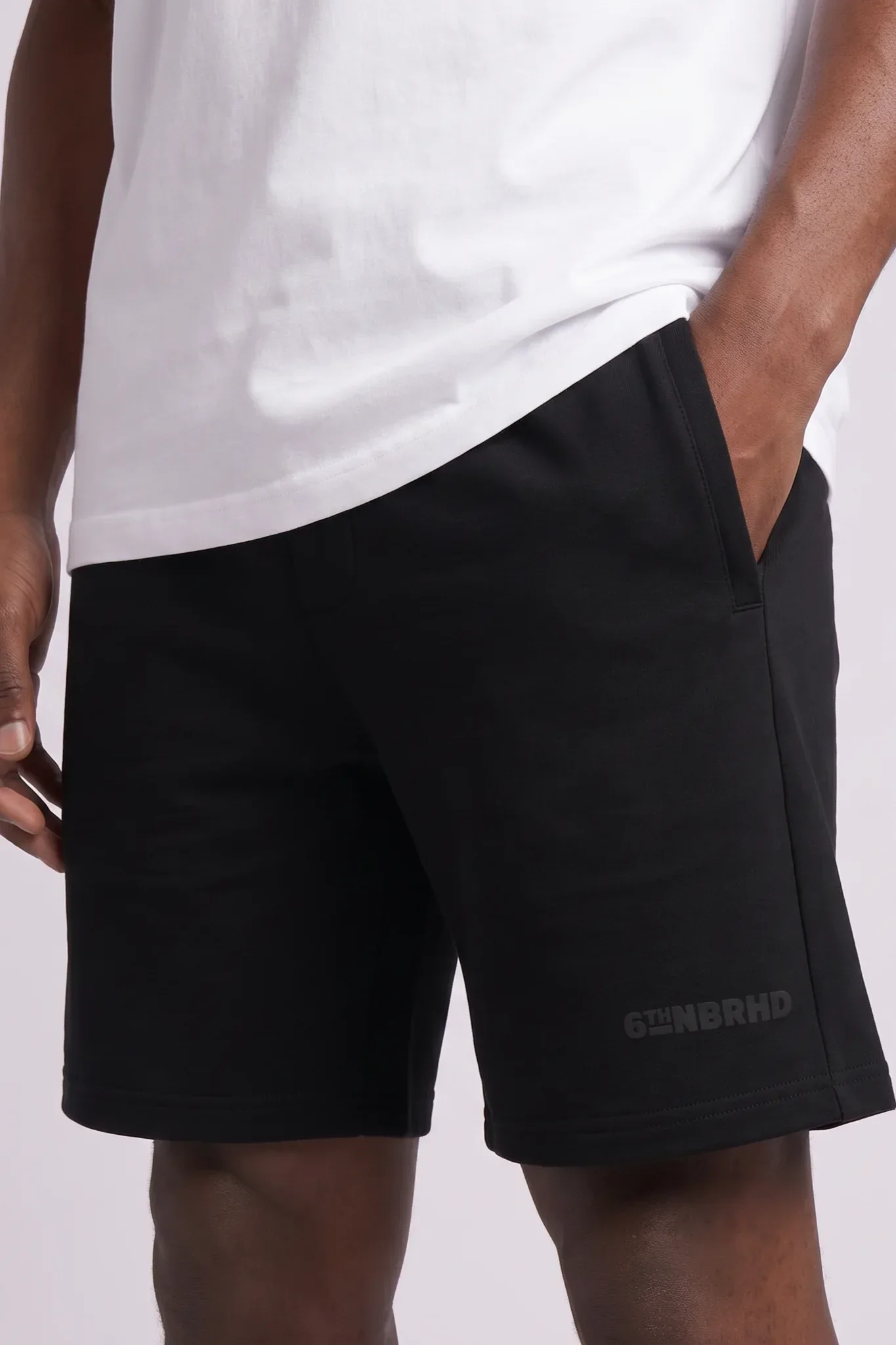 6Th Nbrhd Men's Shorts Black - Image 3
