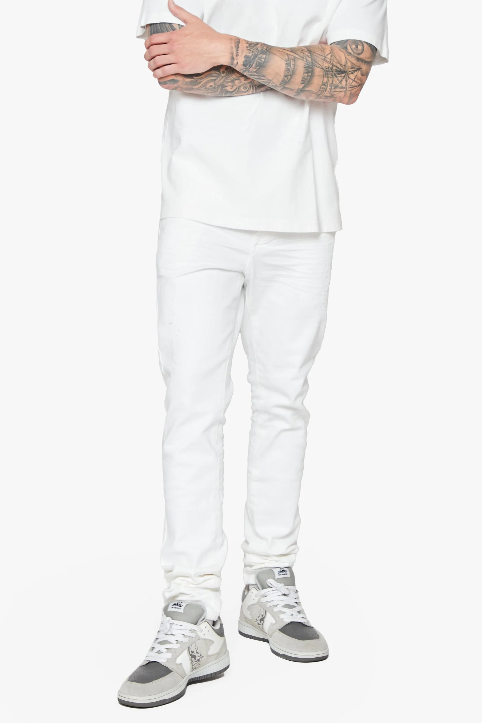 Pali Skinny Men's Jeans White - Image 2