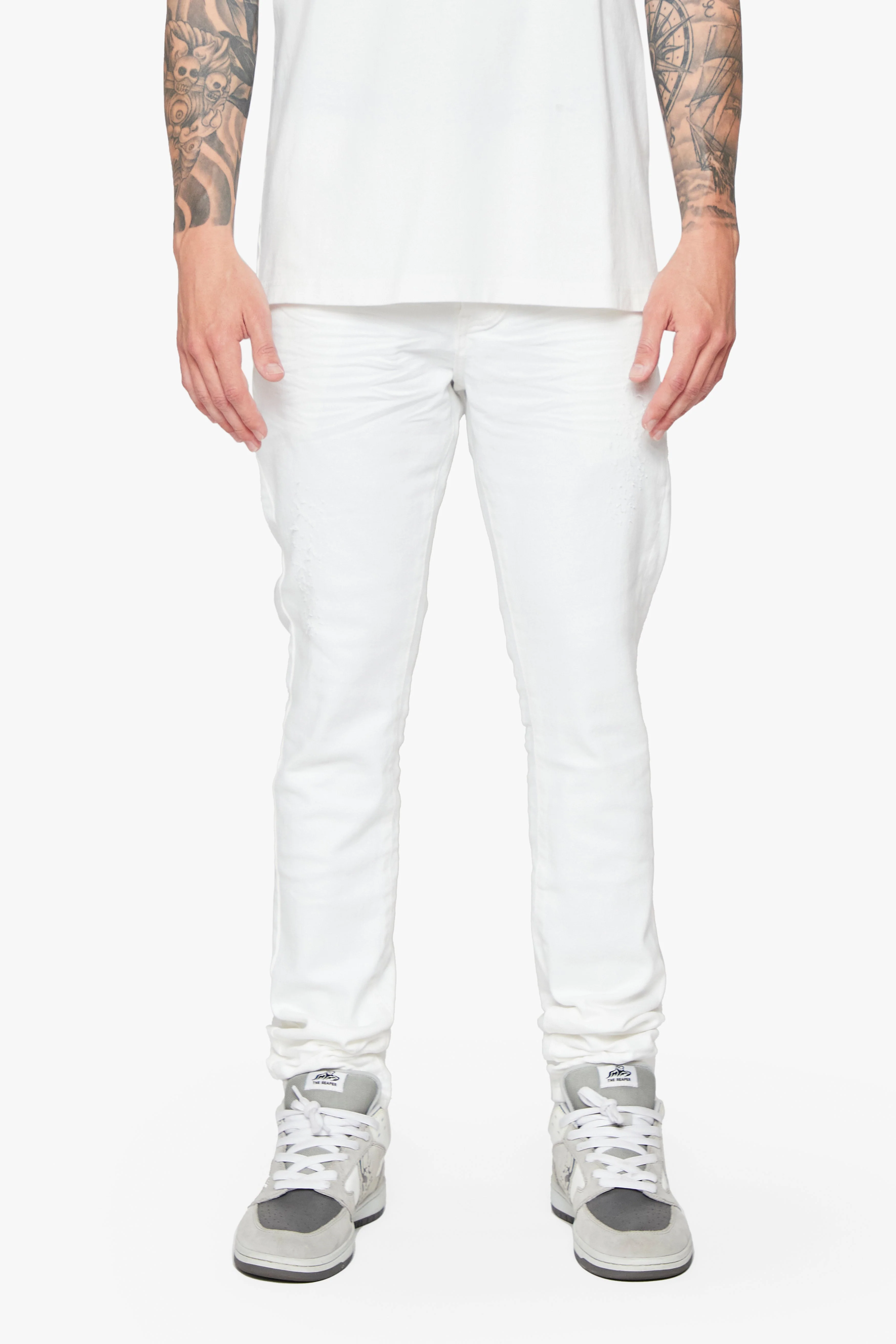 Pali Skinny Men's Jeans White - Image 6