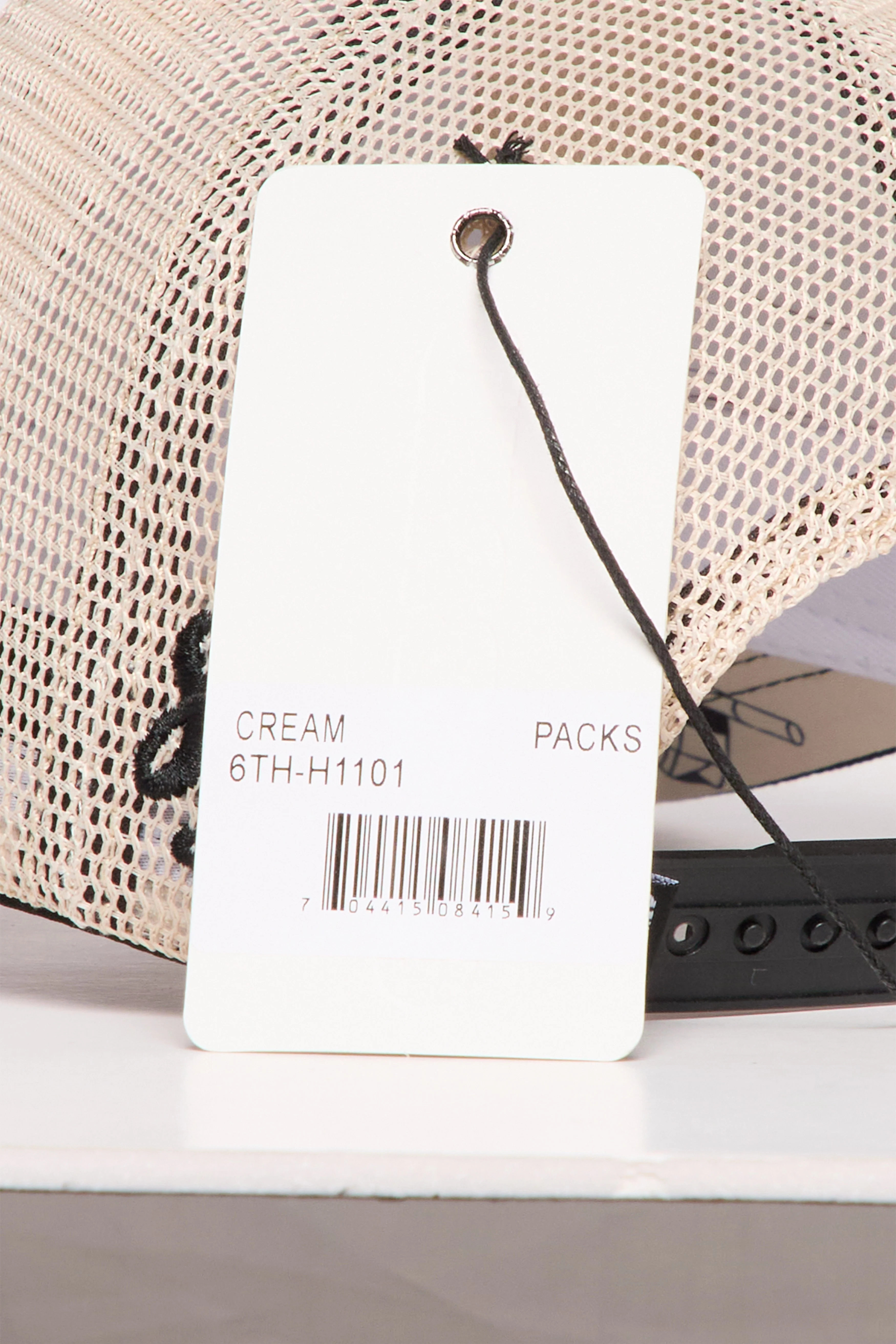 6Th Nbrhd Packs Snapback Hat Cream - Image 8