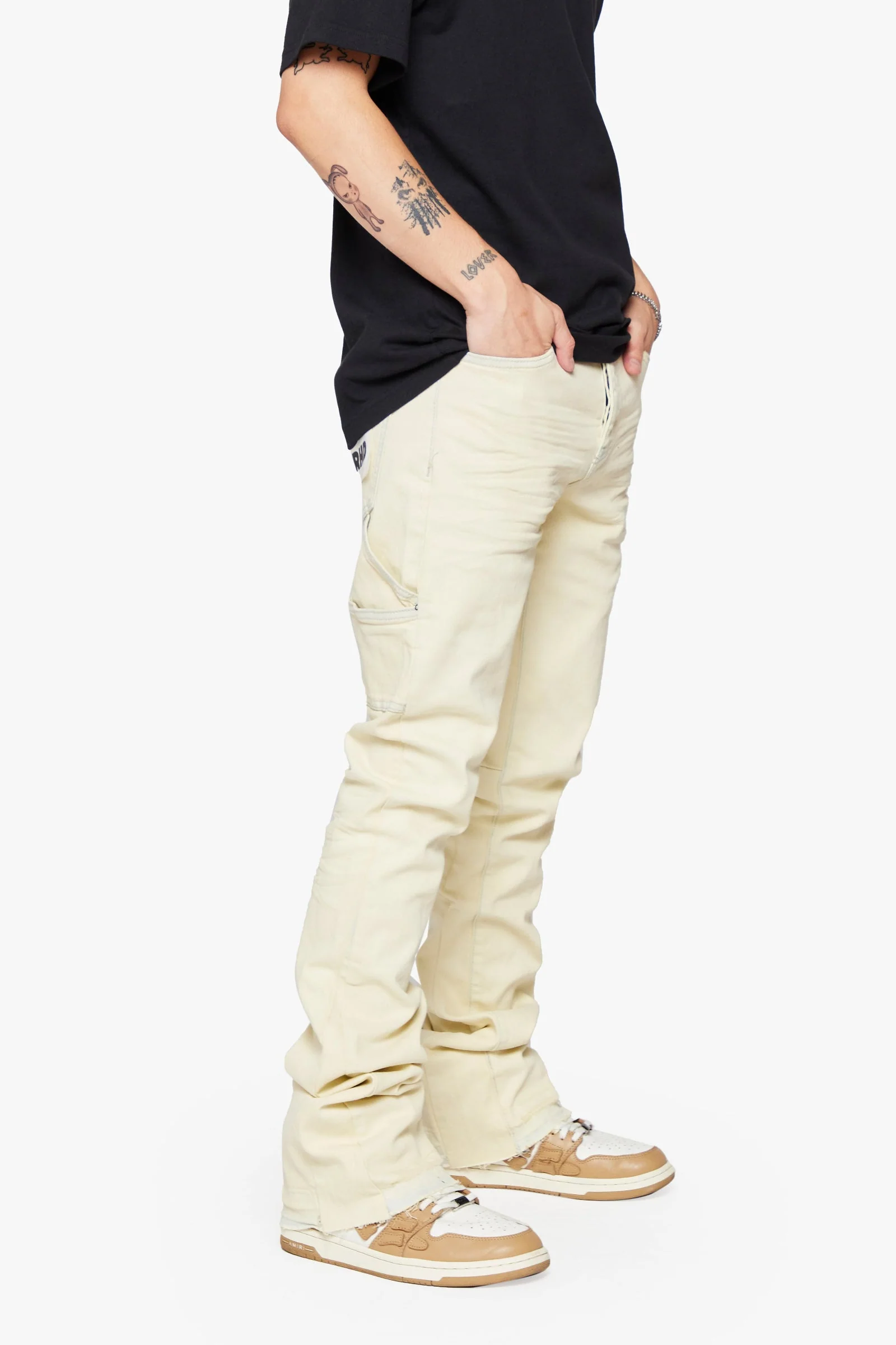 6Th Nbrhd New Fields Men's Jeans Cream - Image 2