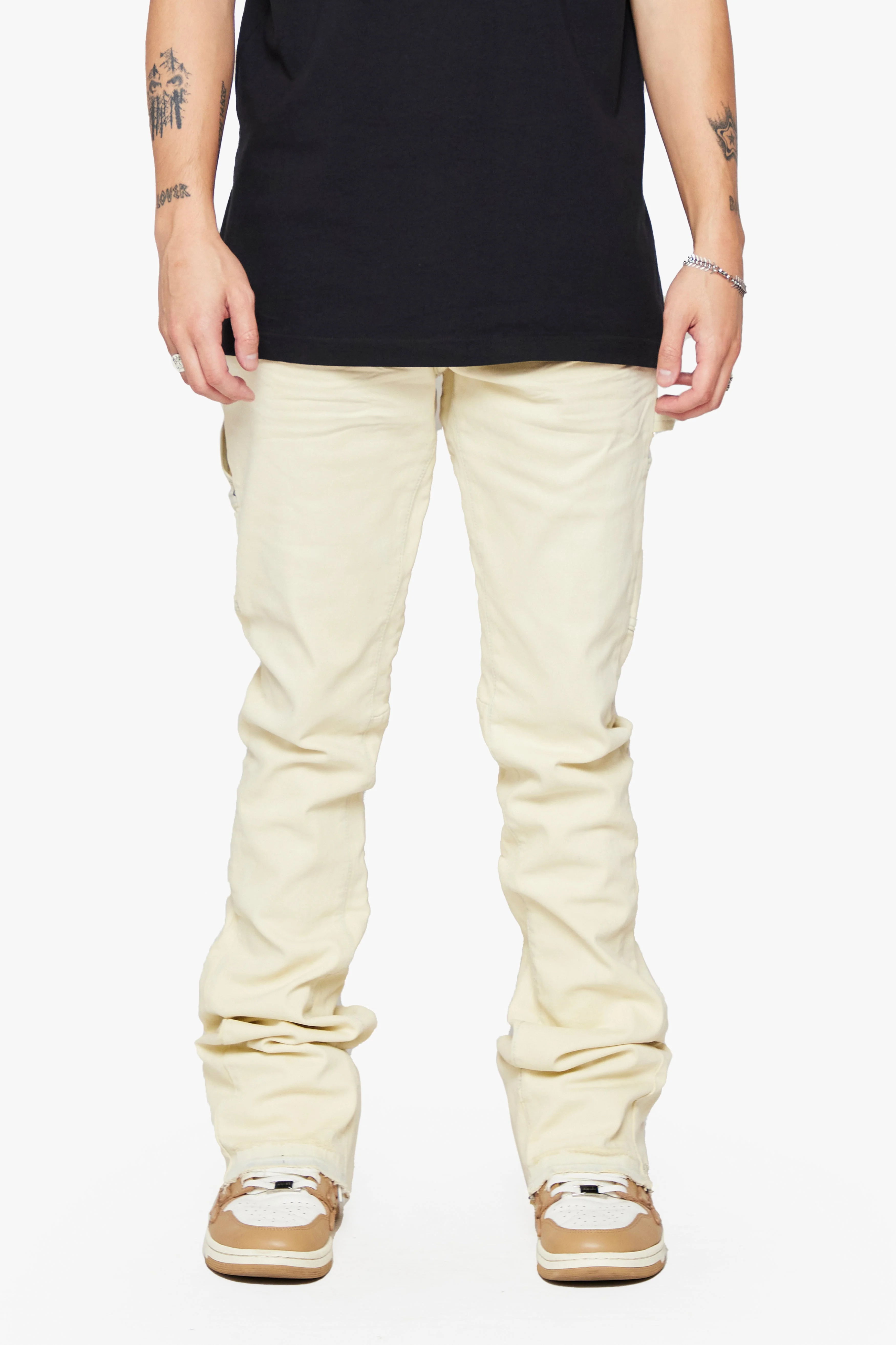 6Th Nbrhd New Fields Men's Jeans Cream - Image 6