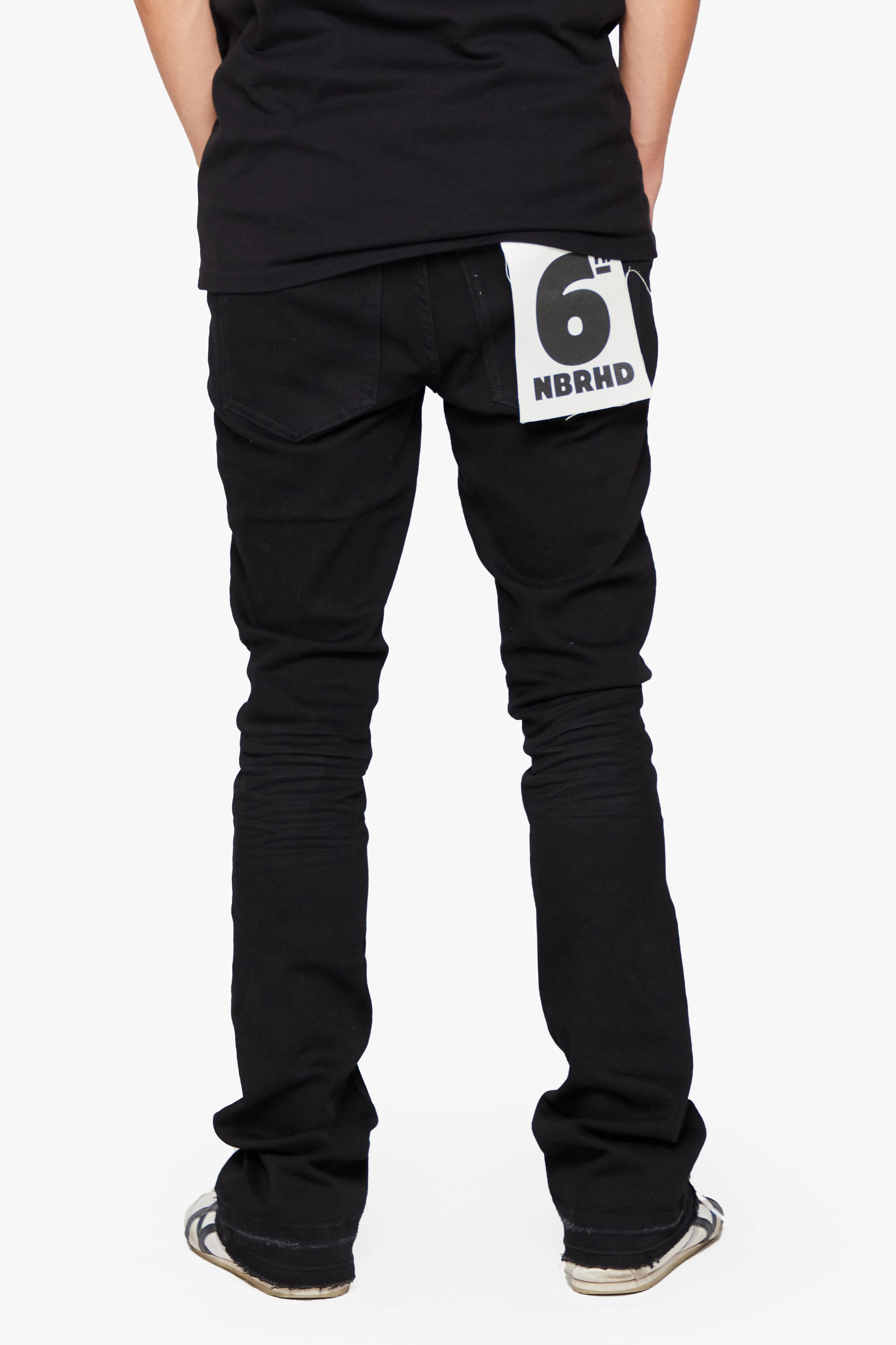 6th Nbrhd Pali Jeans - Stacked Fit Black - Image 4