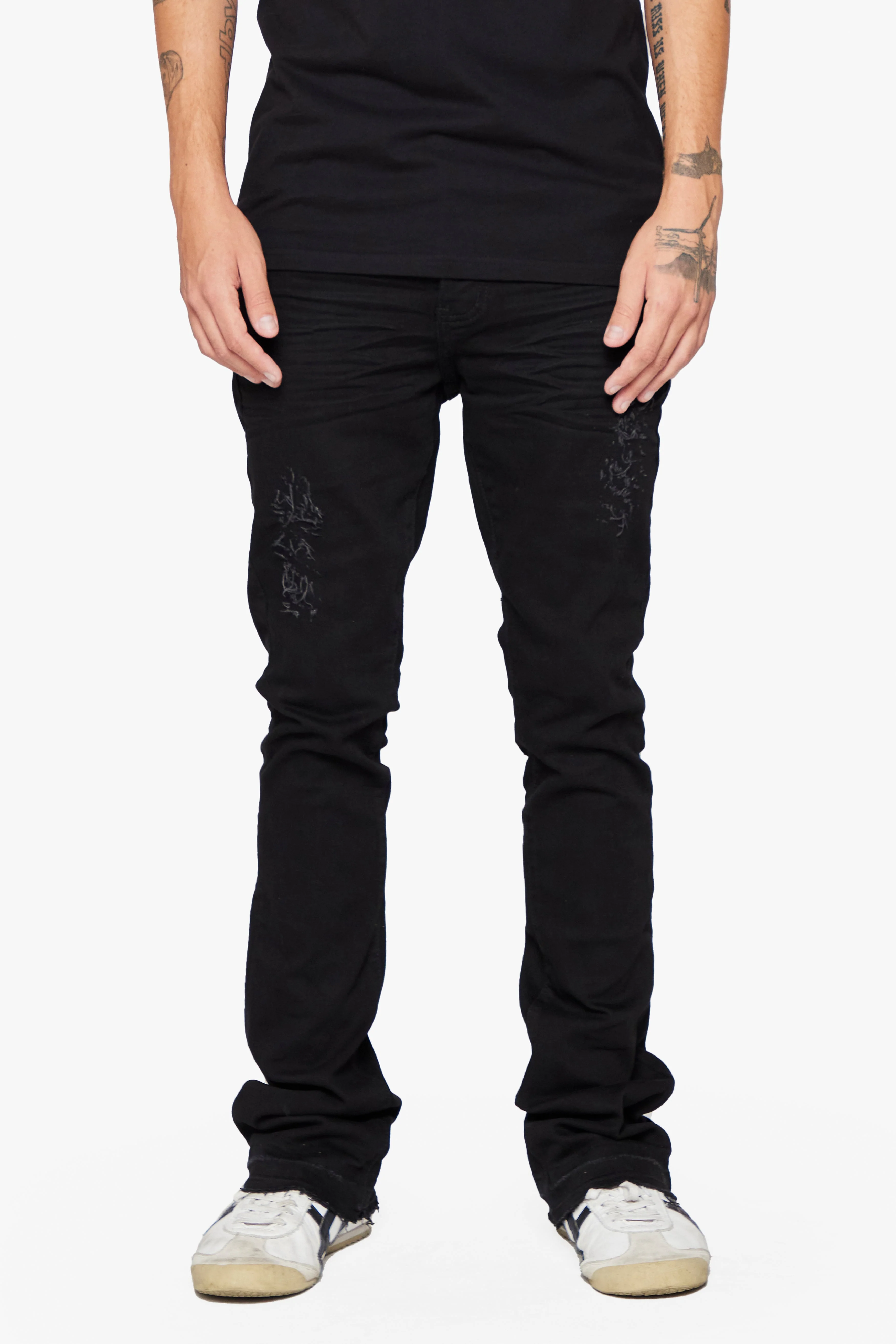 6th Nbrhd Pali Jeans - Stacked Fit Black - Image 8