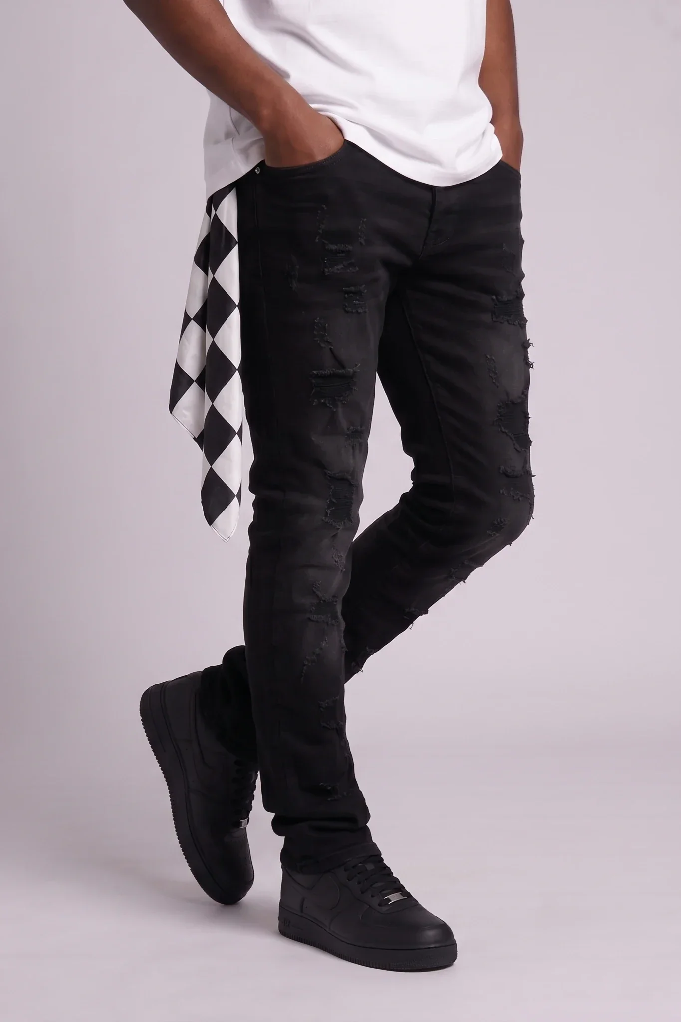 6Th Nbrhd Saber Men's Pants Black - Image 3