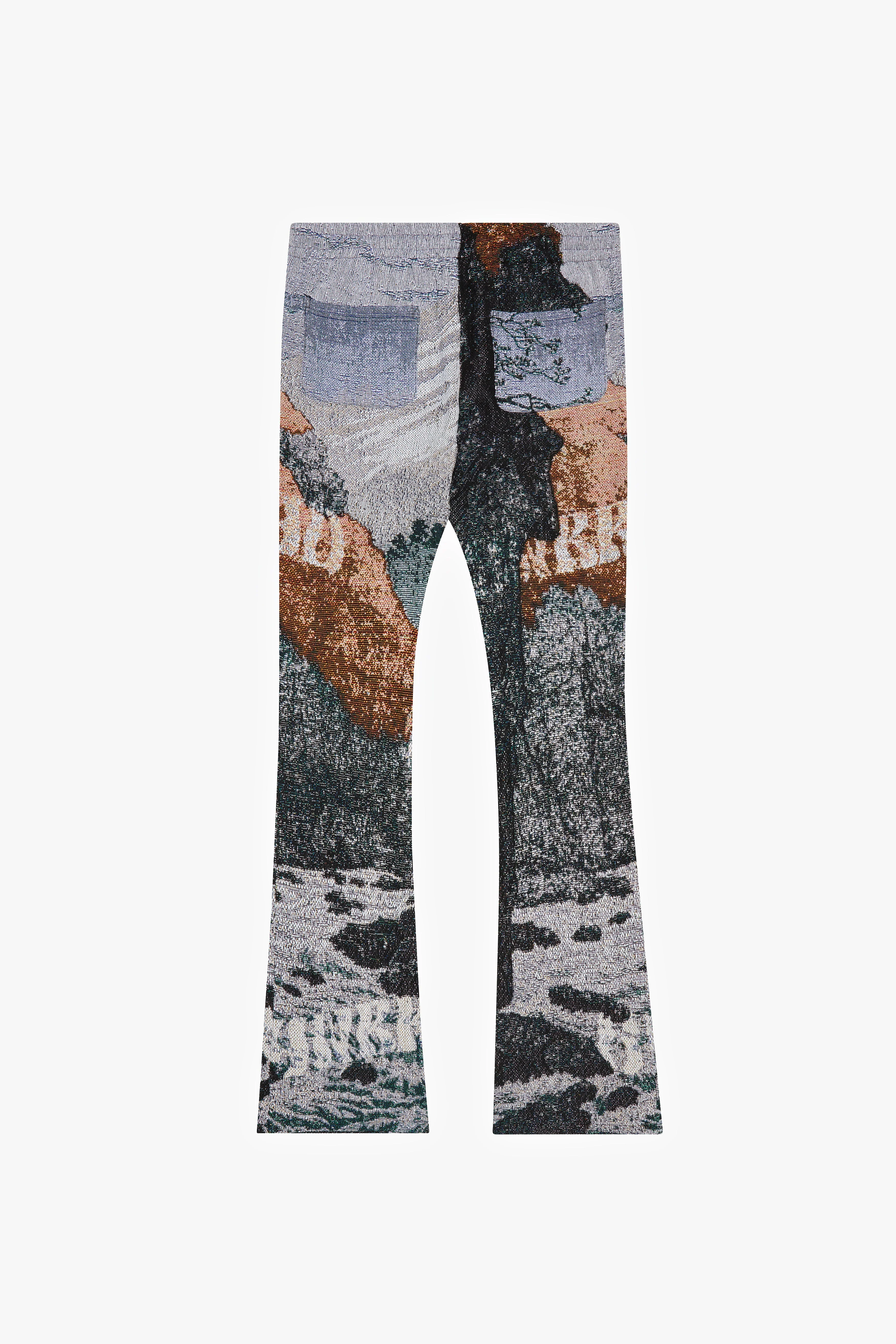 6Th Nbrhd Peace Men's Pants Blue Multi - Image 7