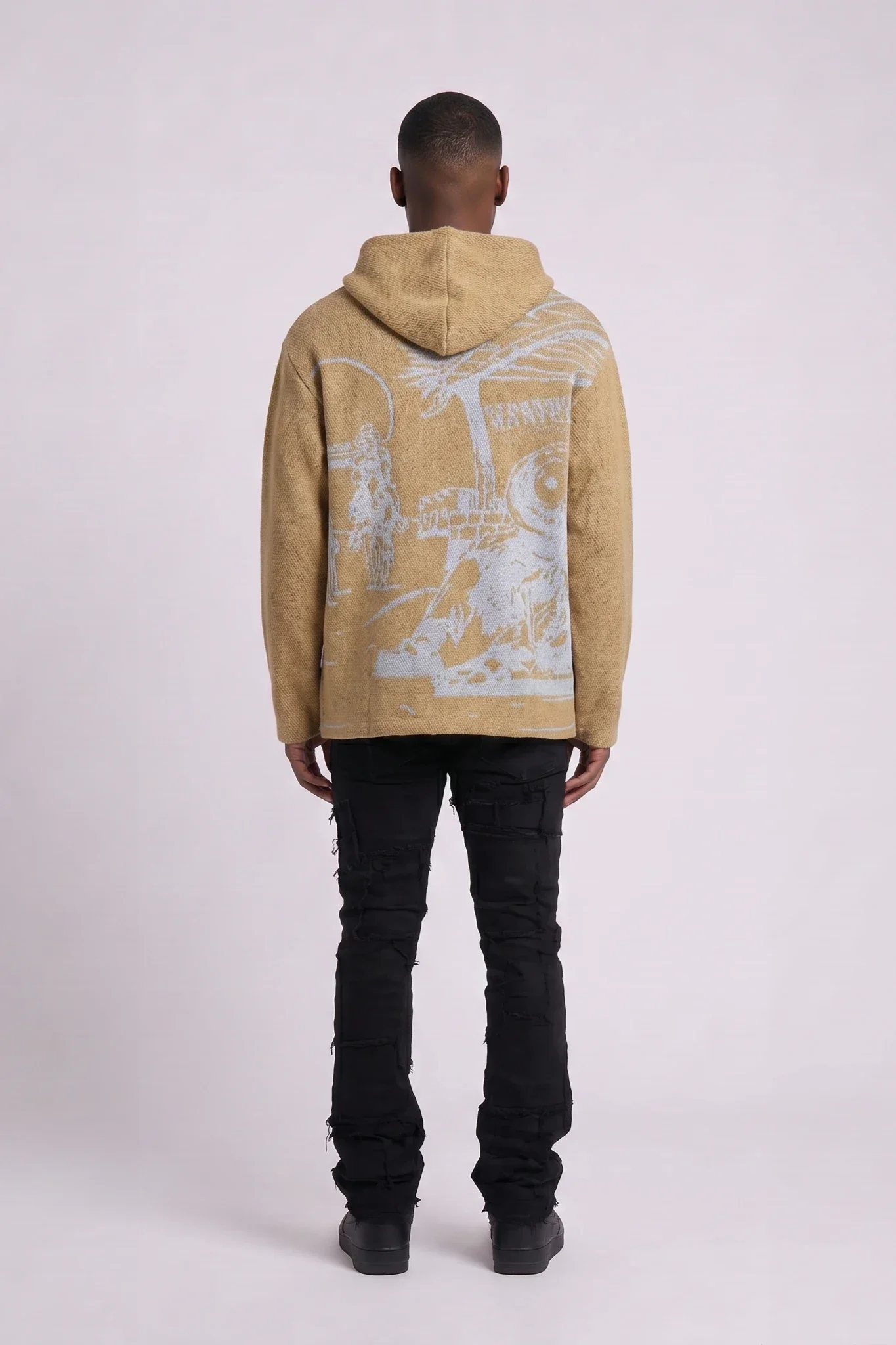 6Th Nbrhd Town Men's Sweatshirt Wheat - Image 7