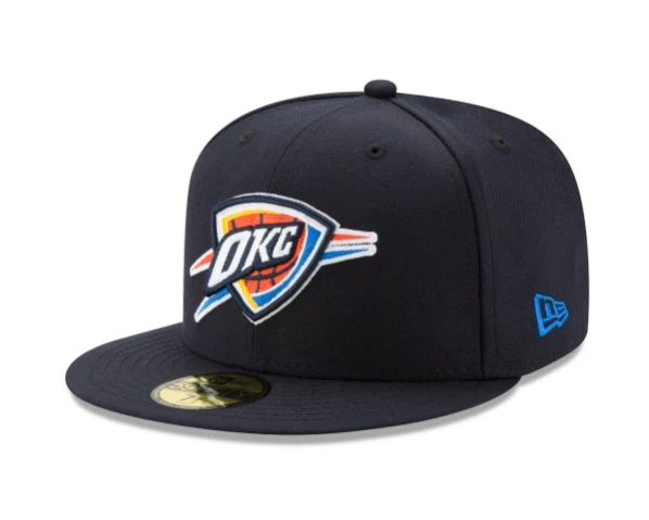 New Era Okc Youth Hat - Embroidered Black - Image 2