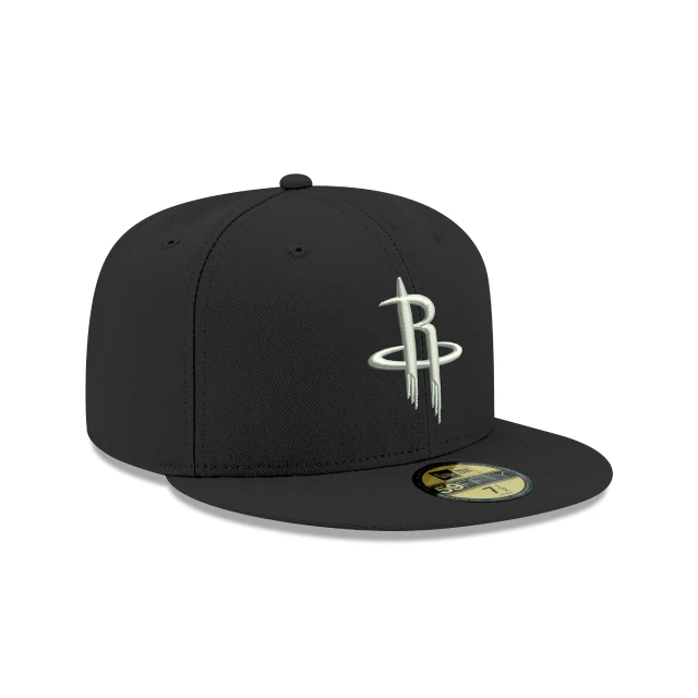 New Era Rockets Youth Hat - Embroidered Black White - Image 4