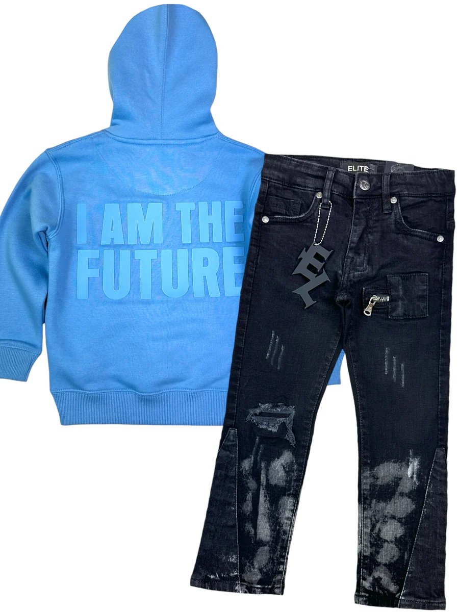 Elite Premium Kids Jeans Black - Image 5