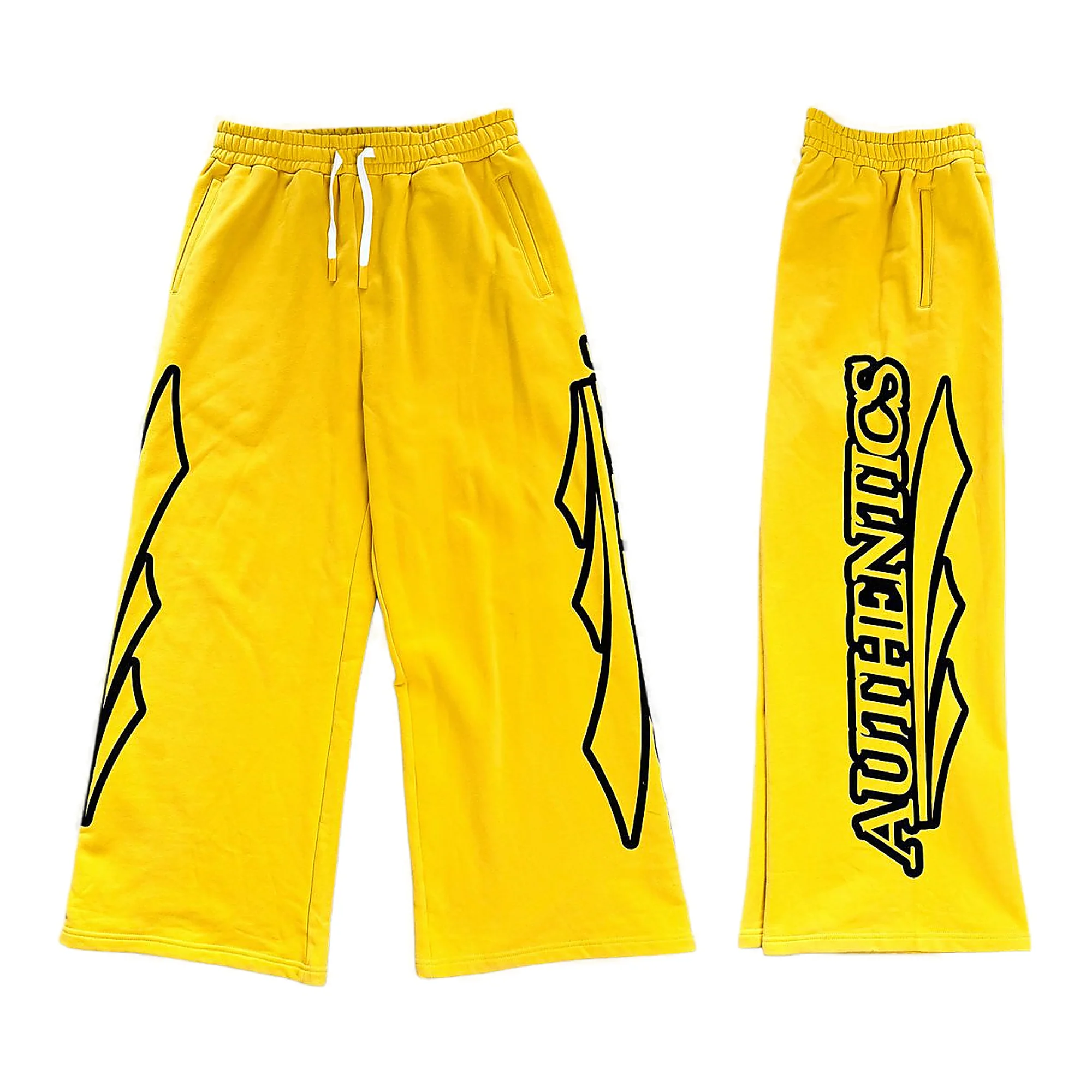 Authentics Aim Sweatpants - Logo Yellow