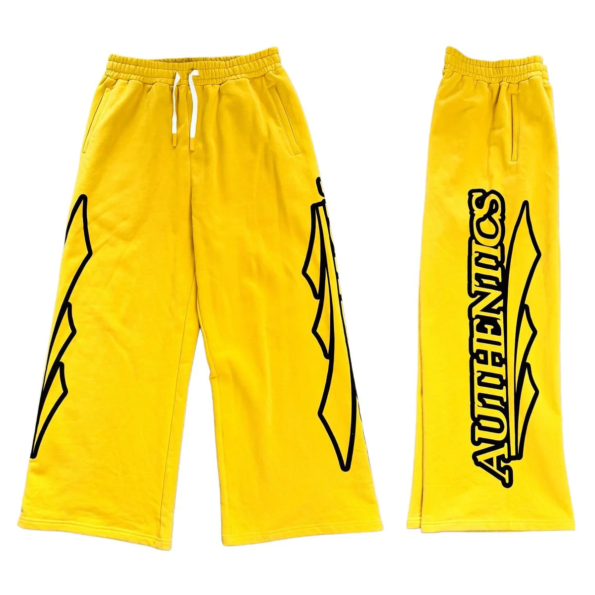 Authentics Aim Sweatpants - Logo Yellow - Image 2