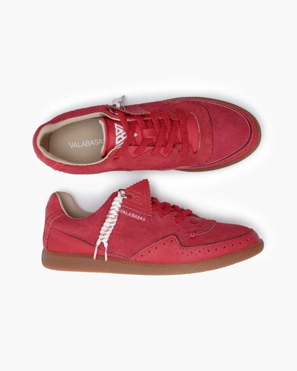 Valabasas Abel Sneakers - Braided Lace Red Glow - Image 2