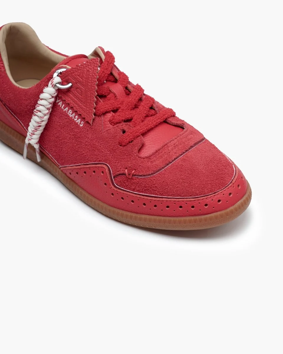 Valabasas Abel Sneakers - Braided Lace Red Glow - Image 3