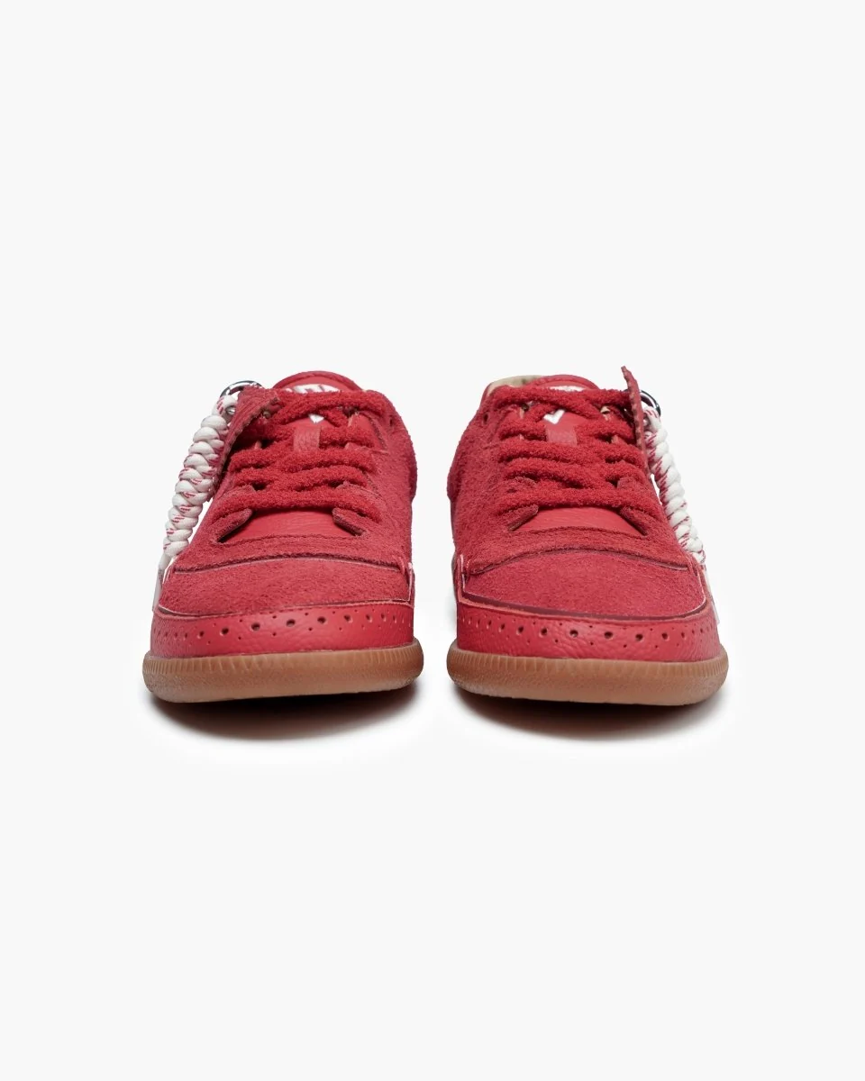 Valabasas Abel Sneakers - Braided Lace Red Glow - Image 4