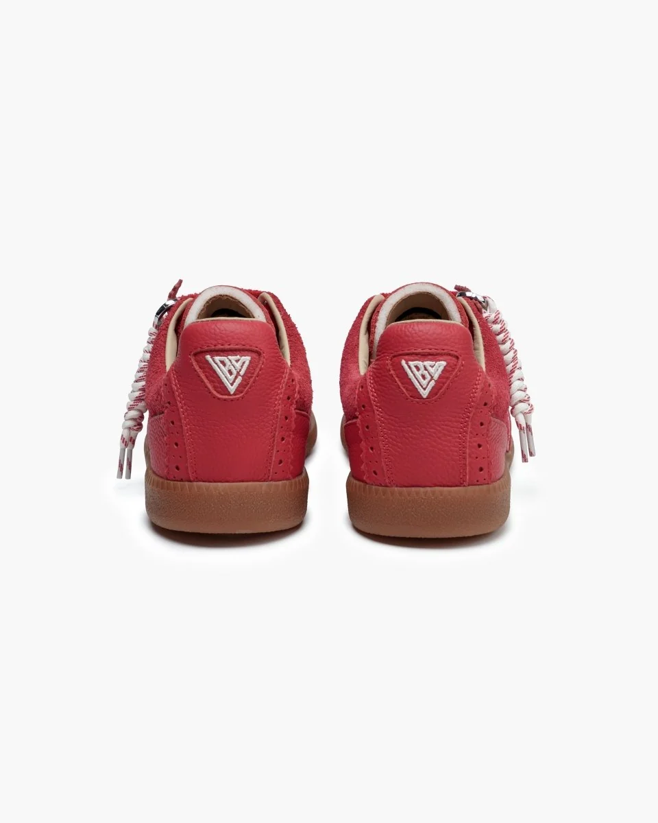 Valabasas Abel Sneakers - Braided Lace Red Glow - Image 7