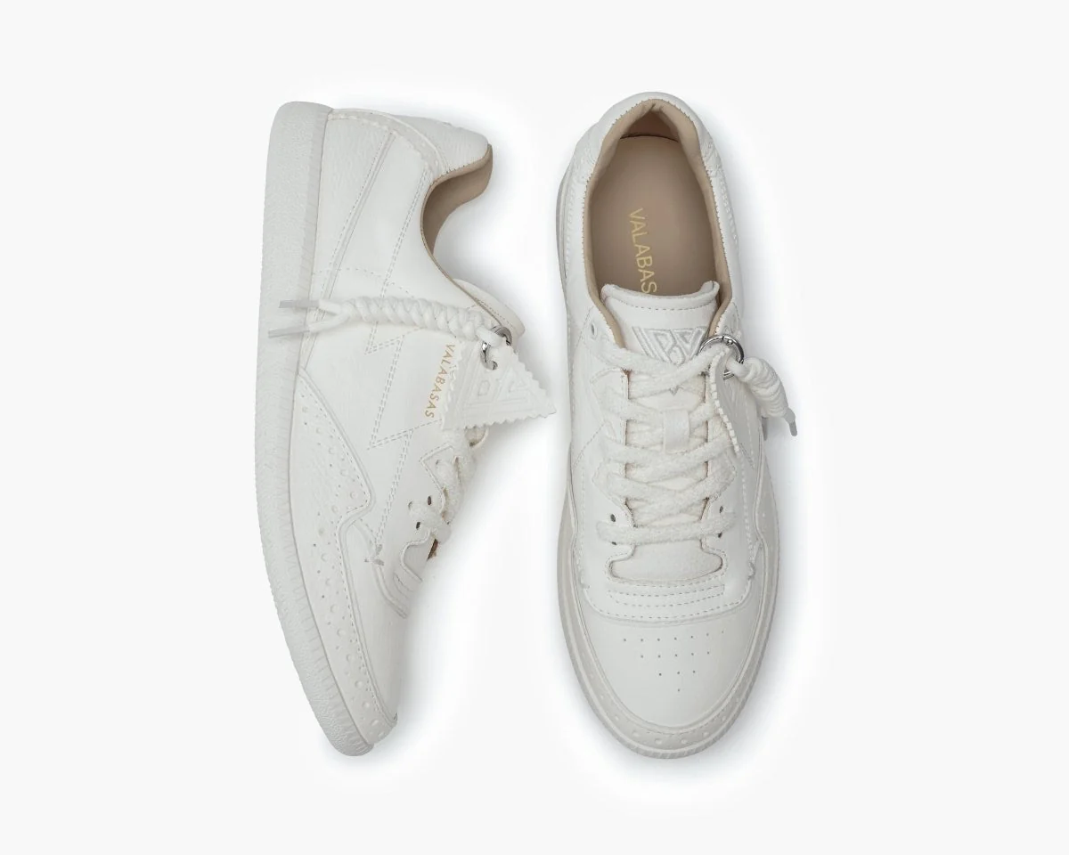 Valabasas Abel Sneakers - Braided Lace White - Image 2