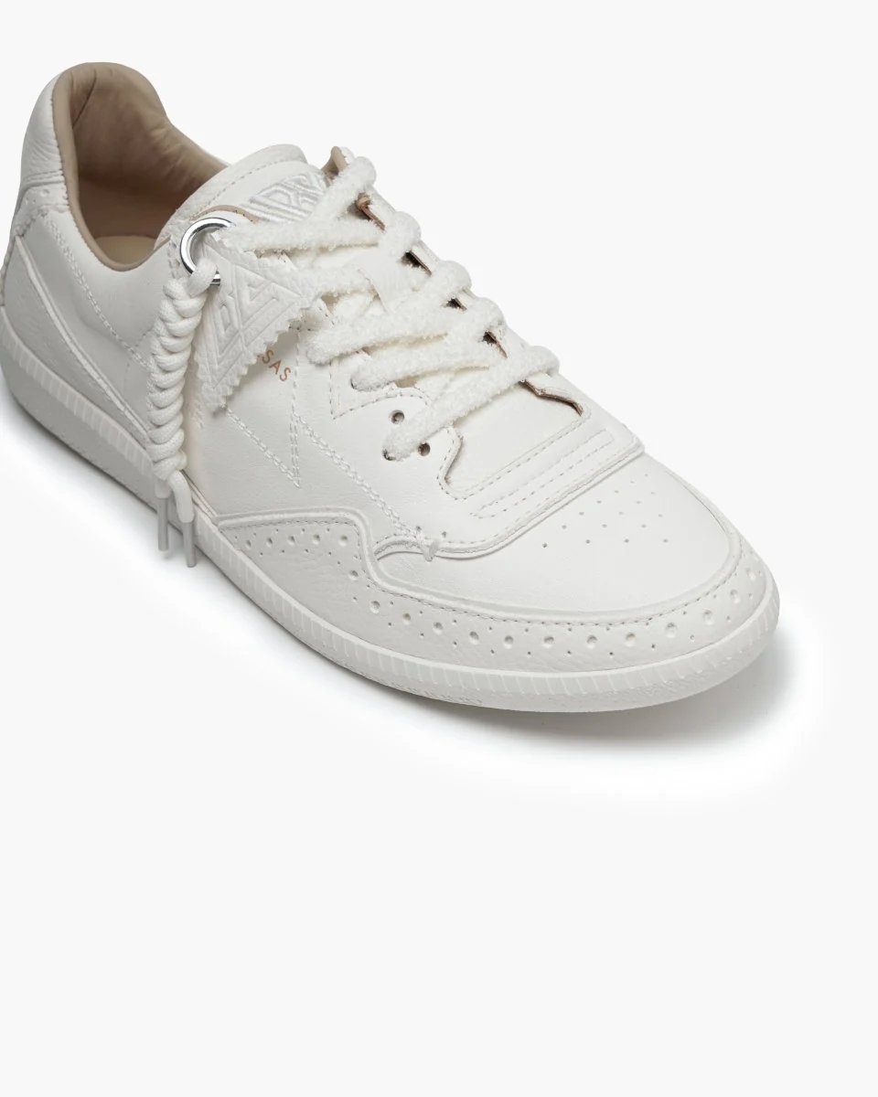 Valabasas Abel Sneakers - Braided Lace White - Image 3
