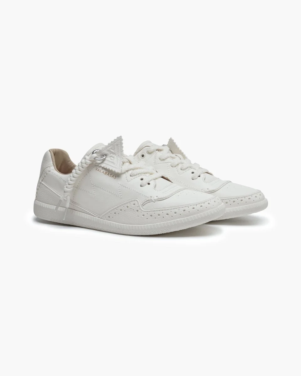 Valabasas Abel Sneakers - Braided Lace White - Image 5