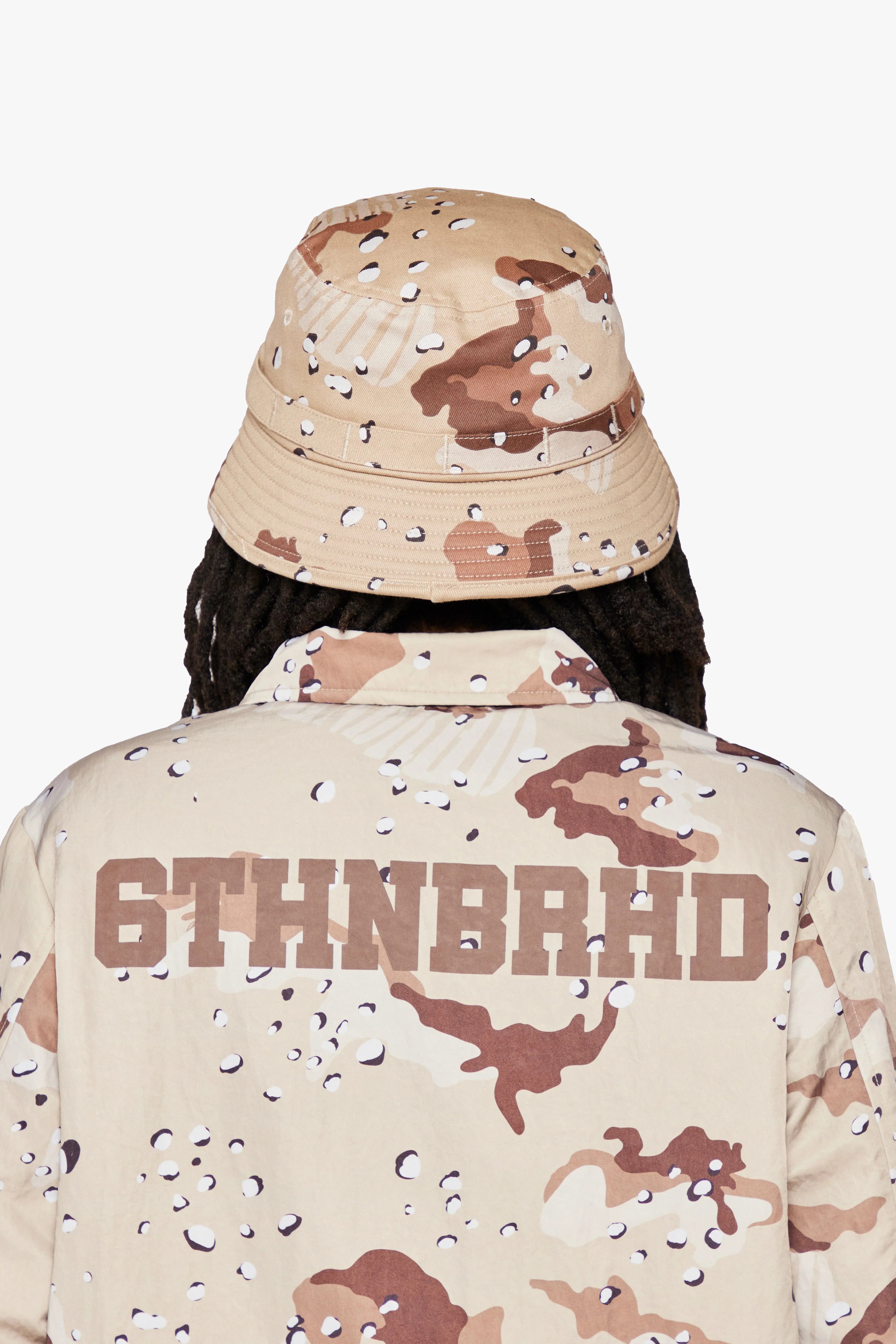 6Thneighborhood Camo Bucket Hat - Bungee Cord - Image 3