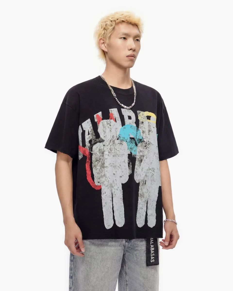 Valabasas Angel T-Shirt - Graphic Black - Image 8