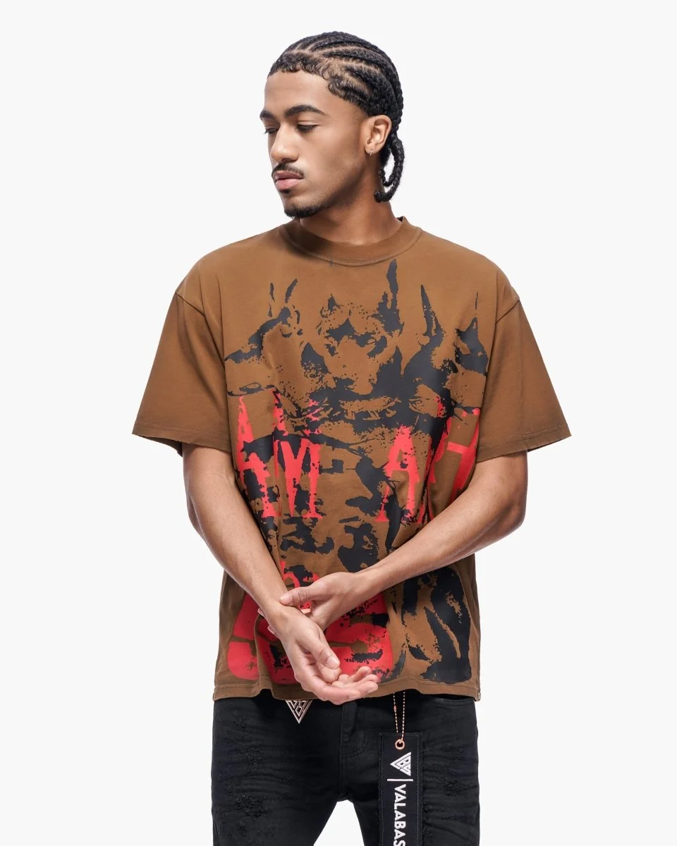 Valabasas Abstract T-Shirt - Graphic Brown - Image 6