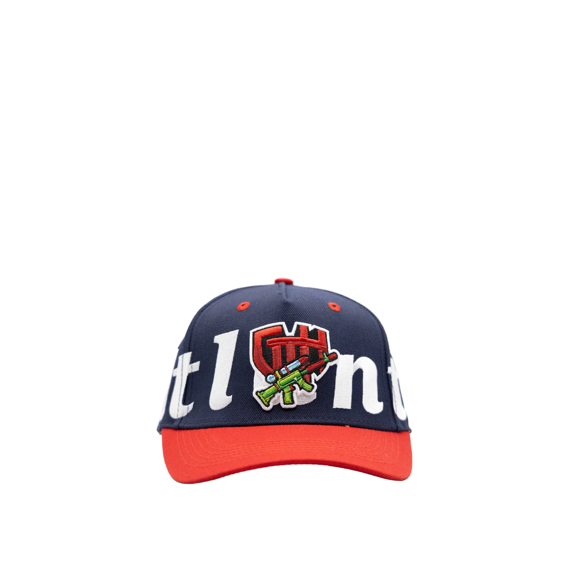 Gth Atlanta All Around Snapback Hat Navy Red - Image 7