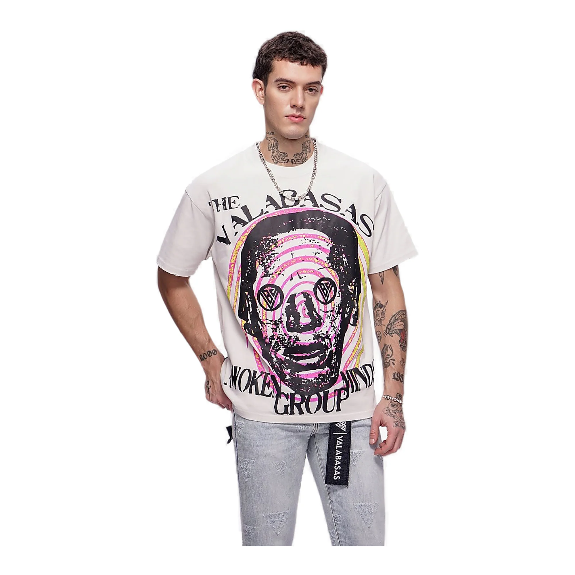 Valabasas Awoken Minds Tee - Graphic Beige