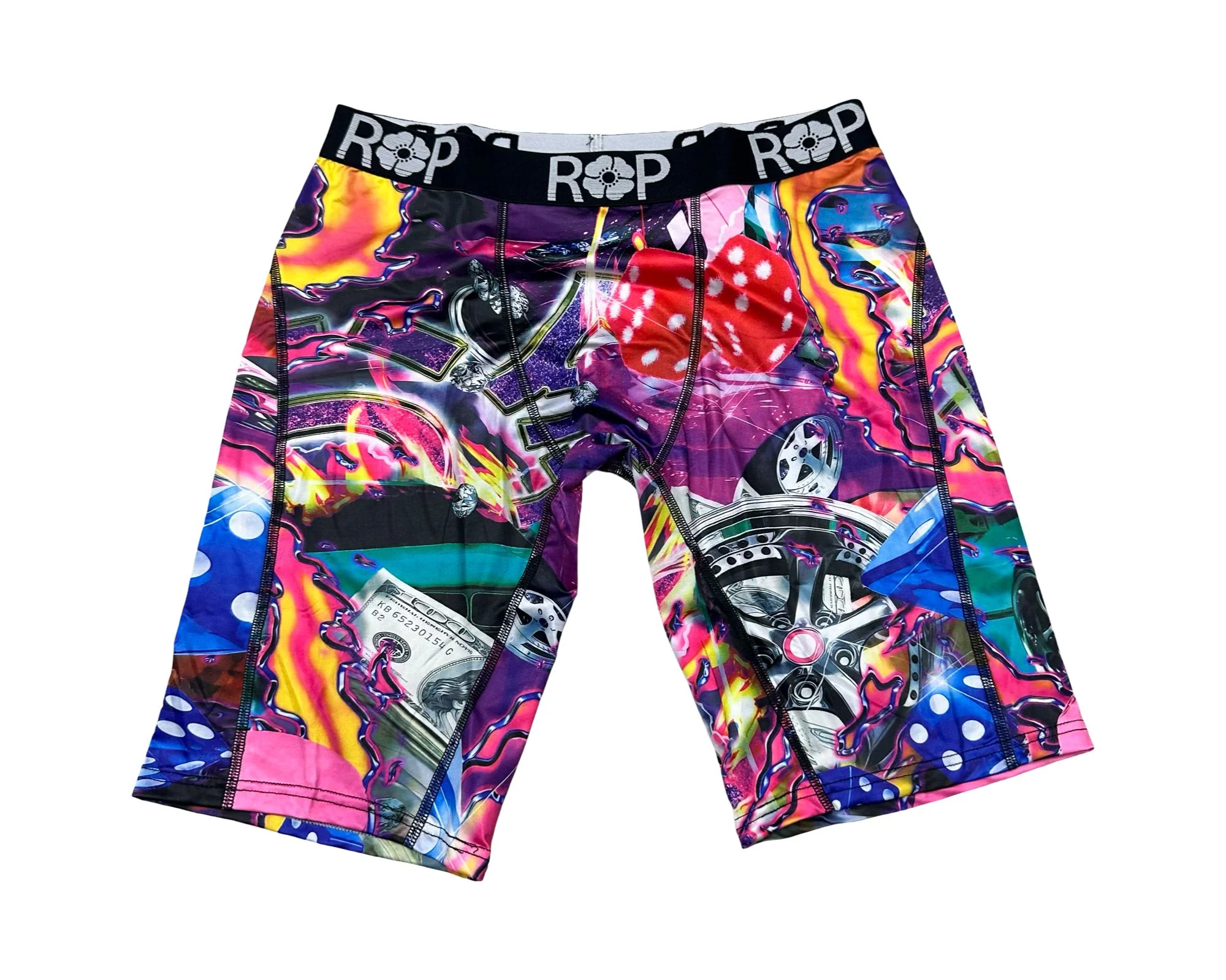 Red Poppy Chaos Underwear - Graphic