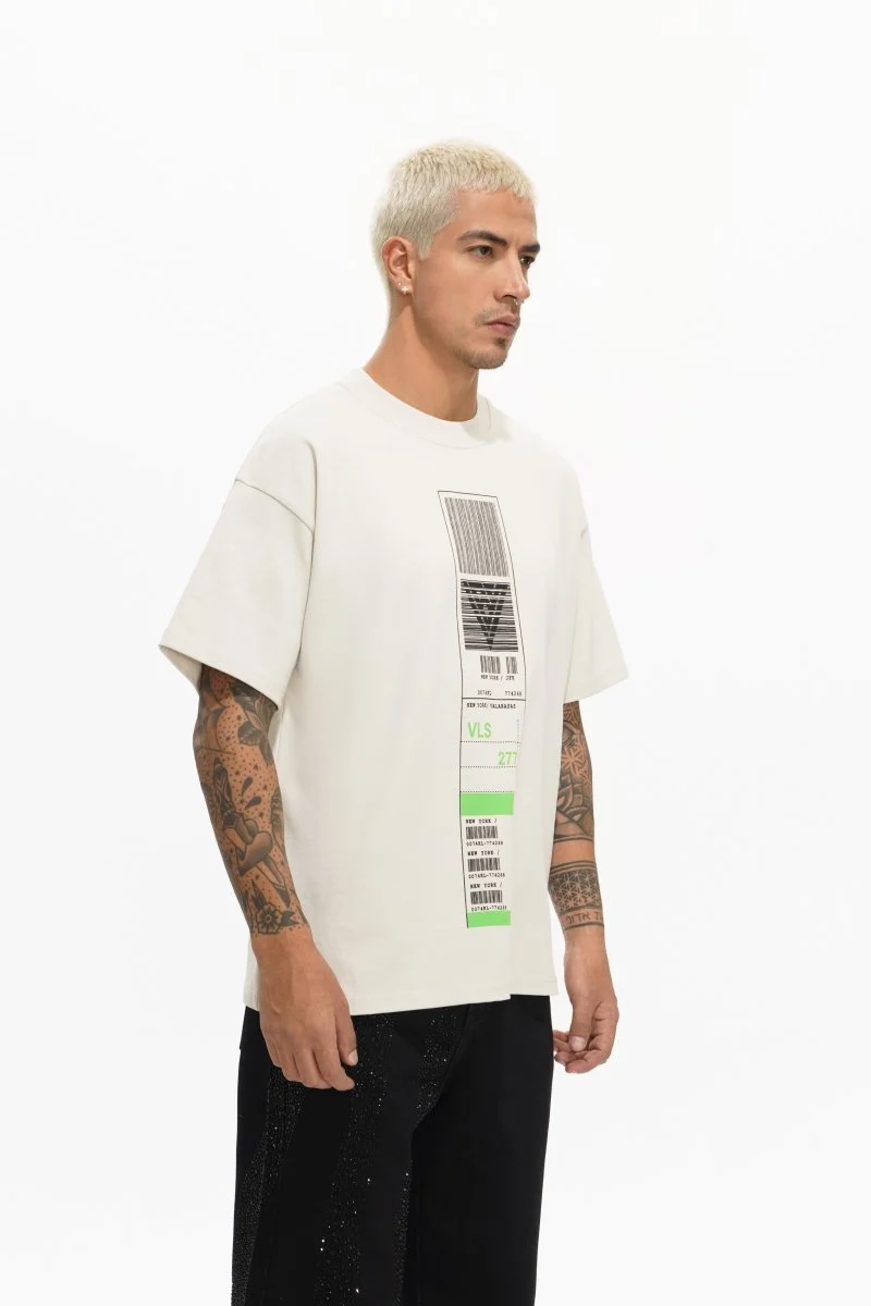 Valabasas Baggage Claim Tee - Graphic Cream - Image 6