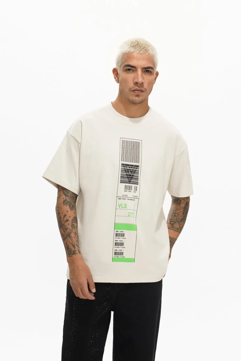 Valabasas Baggage Claim Tee - Graphic Cream - Image 7