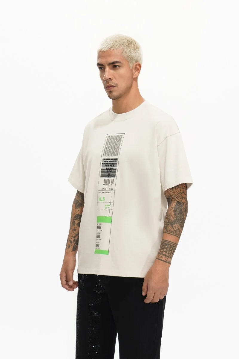 Valabasas Baggage Claim Tee - Graphic Cream - Image 8
