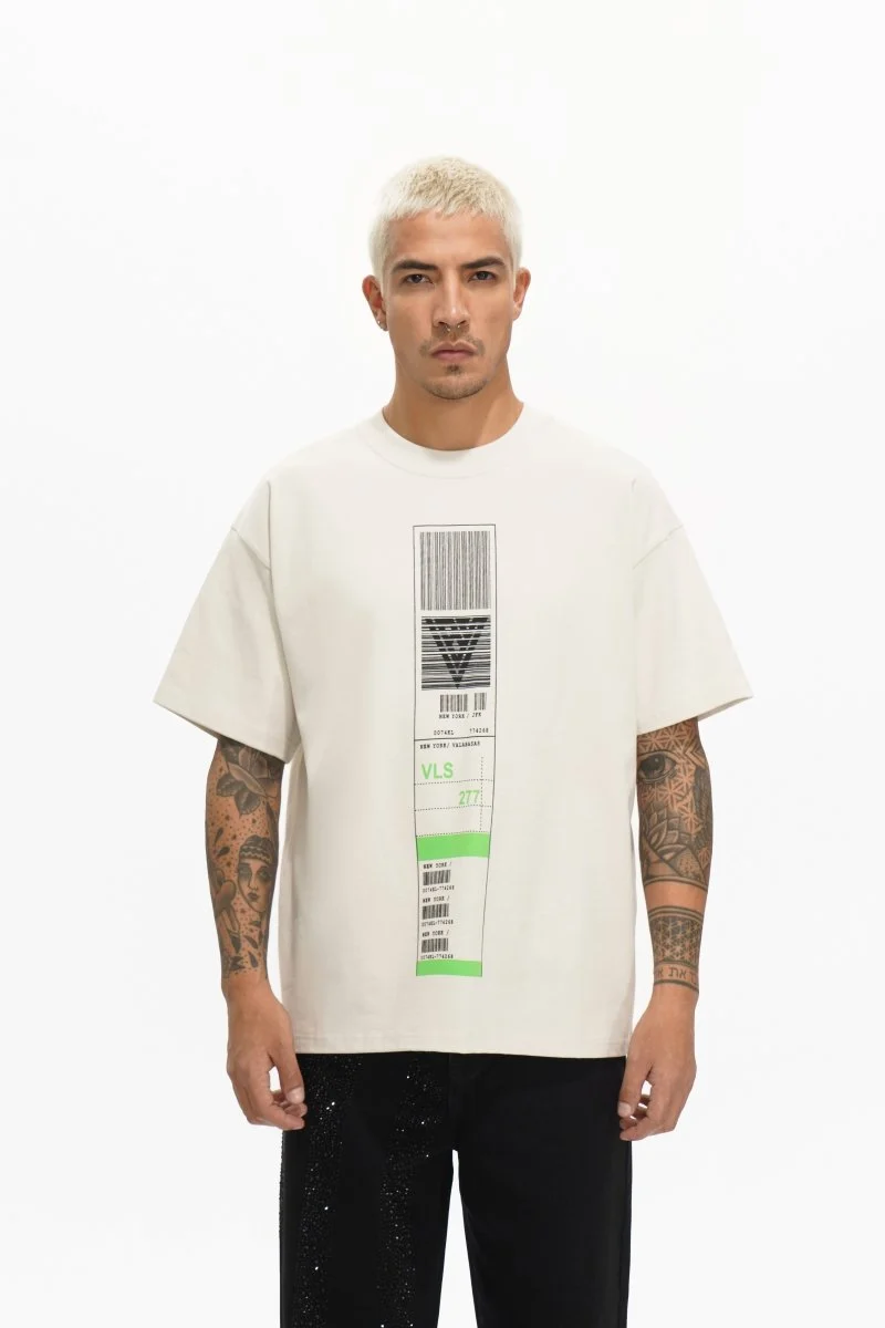 Valabasas Baggage Claim Tee - Graphic Cream - Image 9