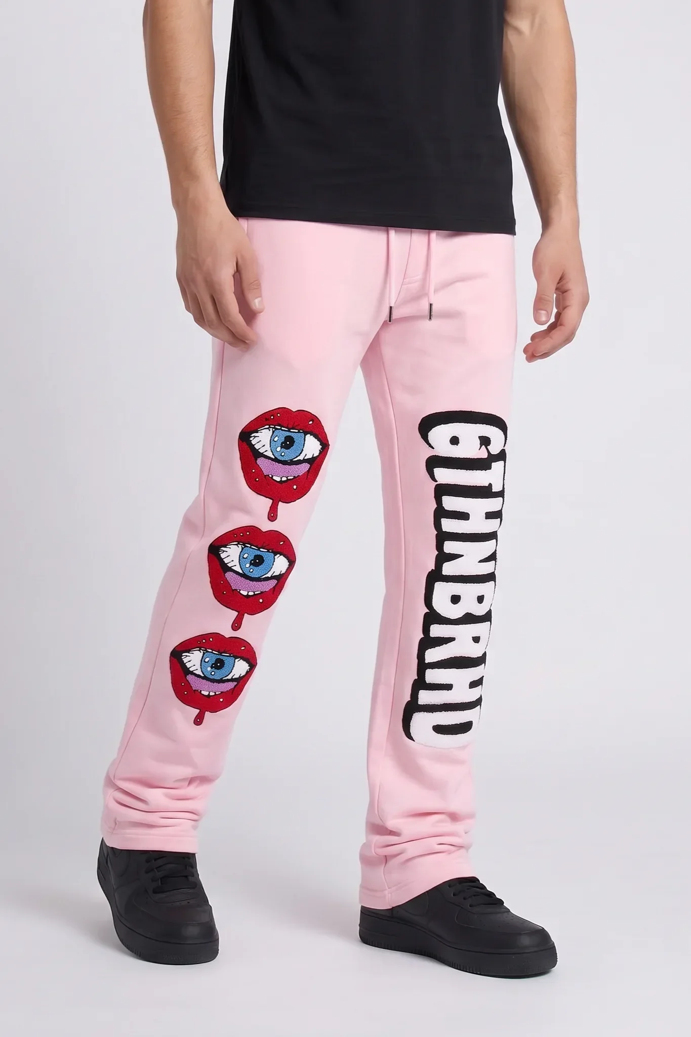 6Th Nbrhd Big Vision Sweatpants Pink - Image 2